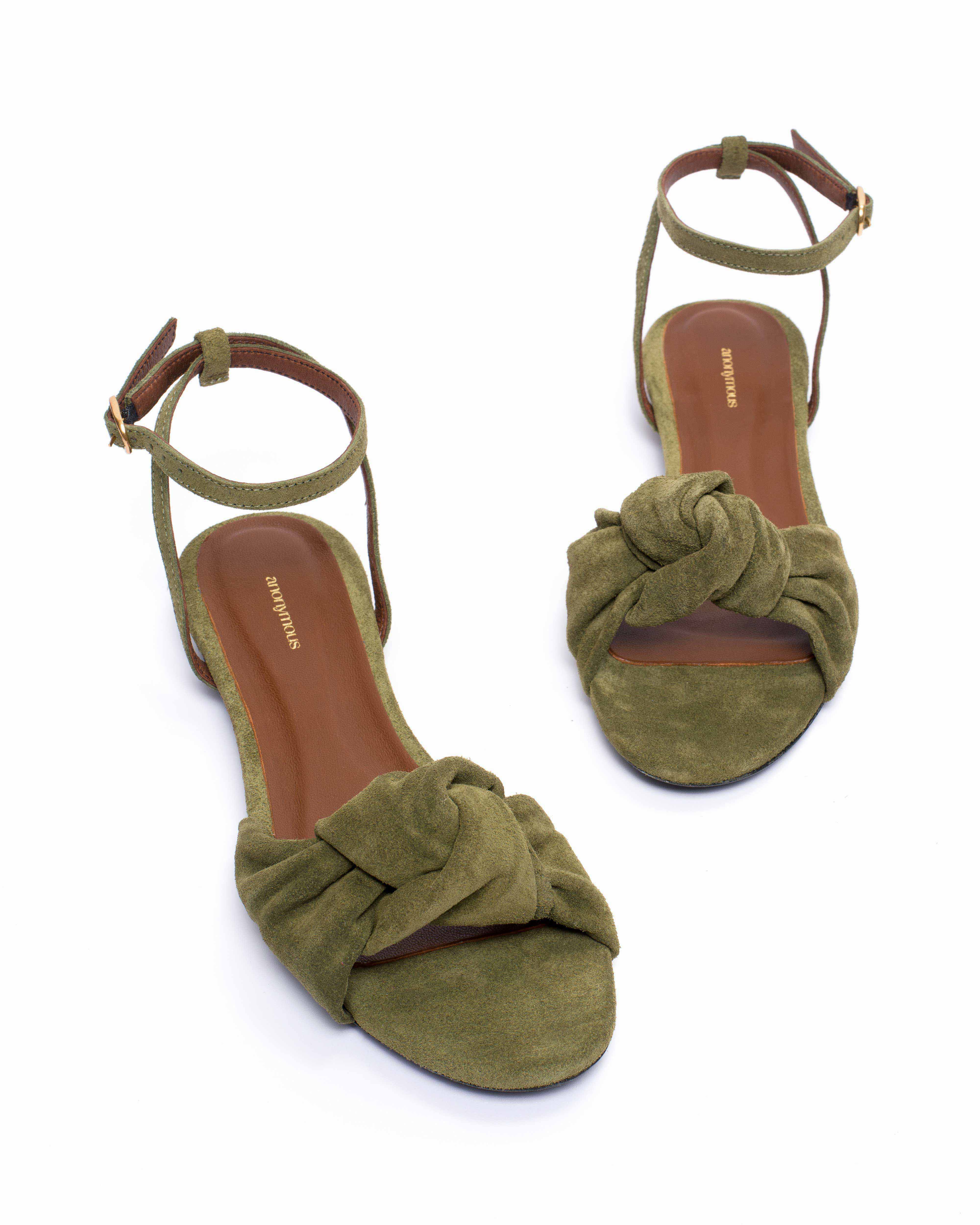 Aliza 10 Calf suede Olive green - Image 5