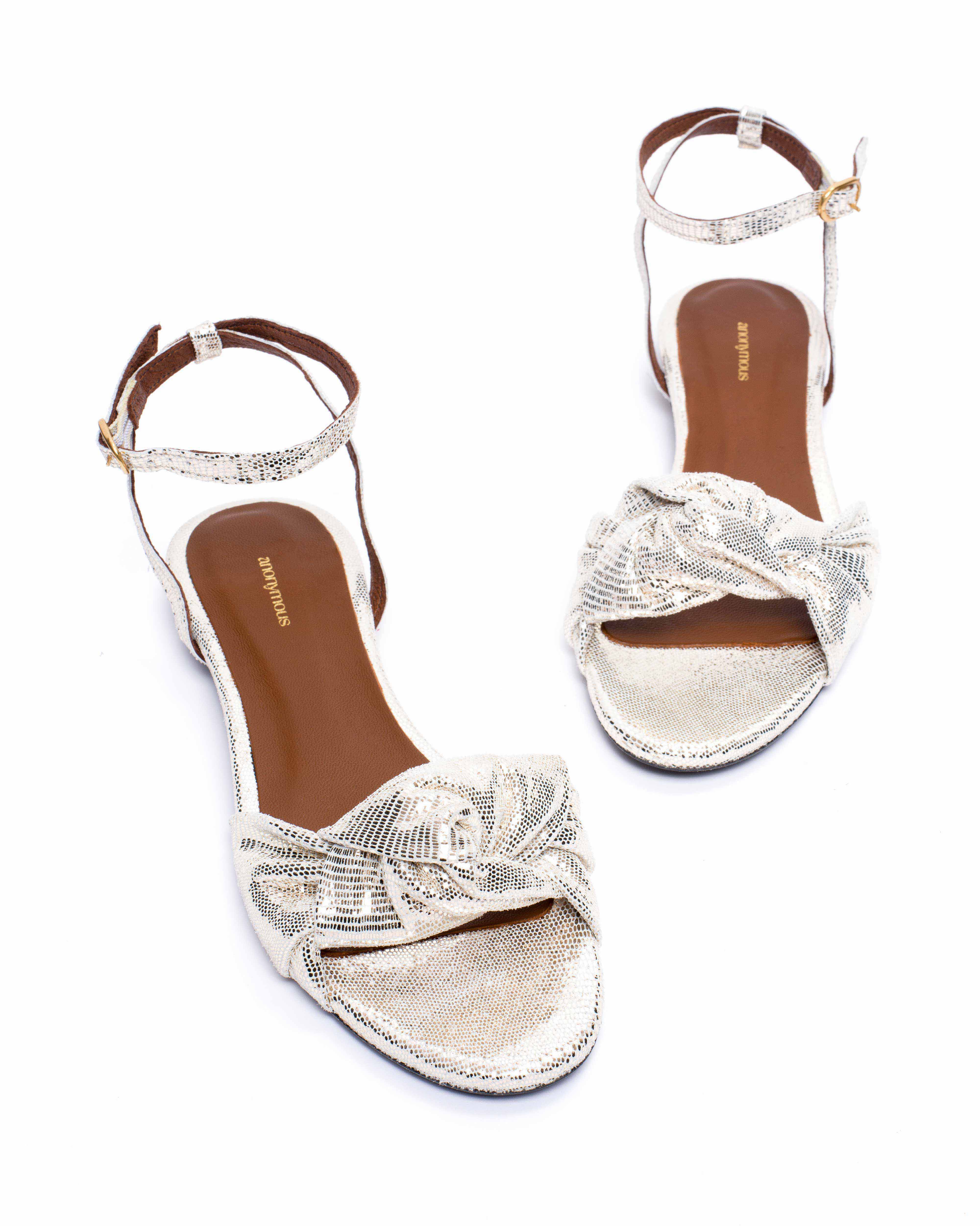 Aliza 10 Lizard metallic goat Champagne - Image 4