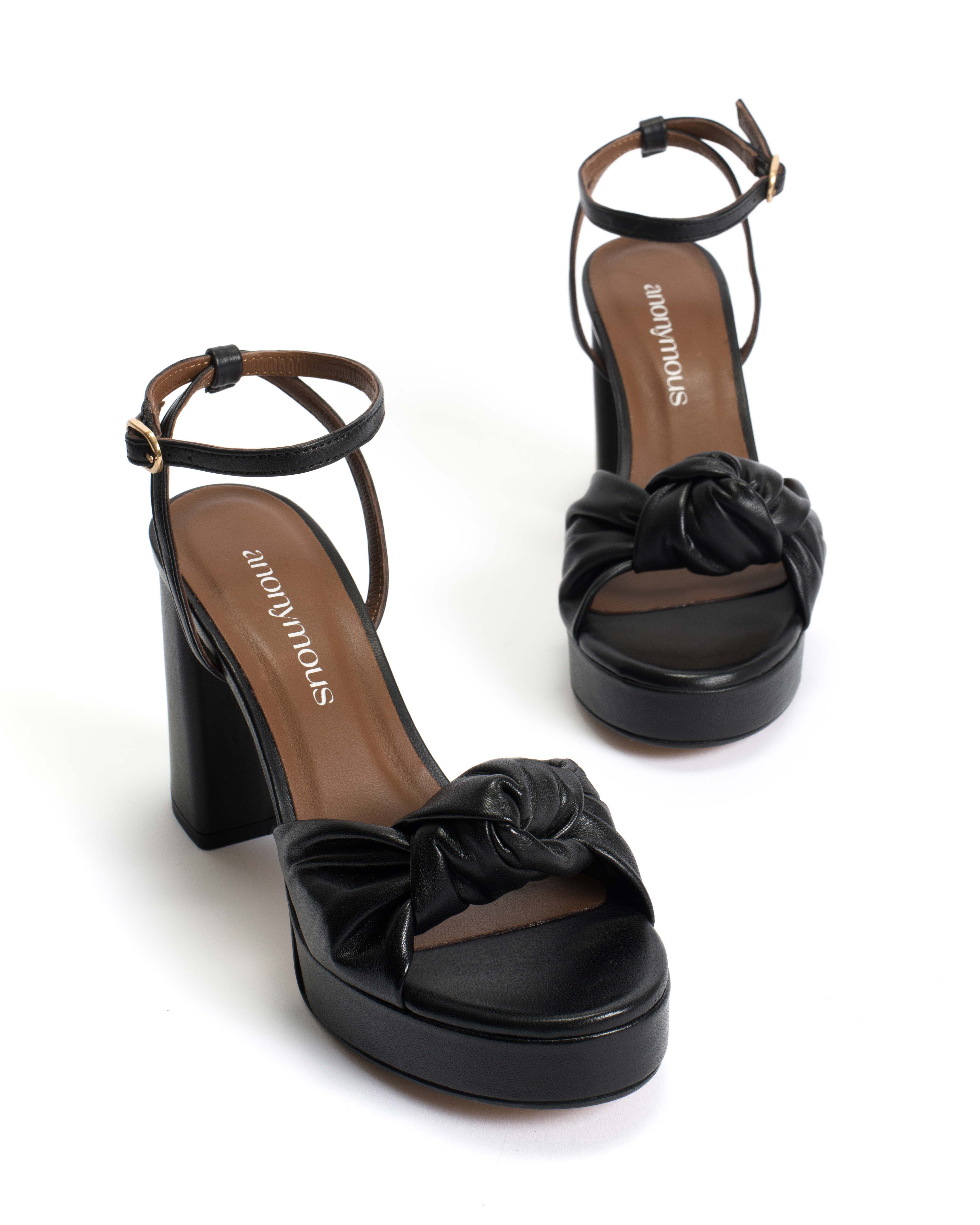 Aliza 85 platform Shiny lamb Black - Image 5