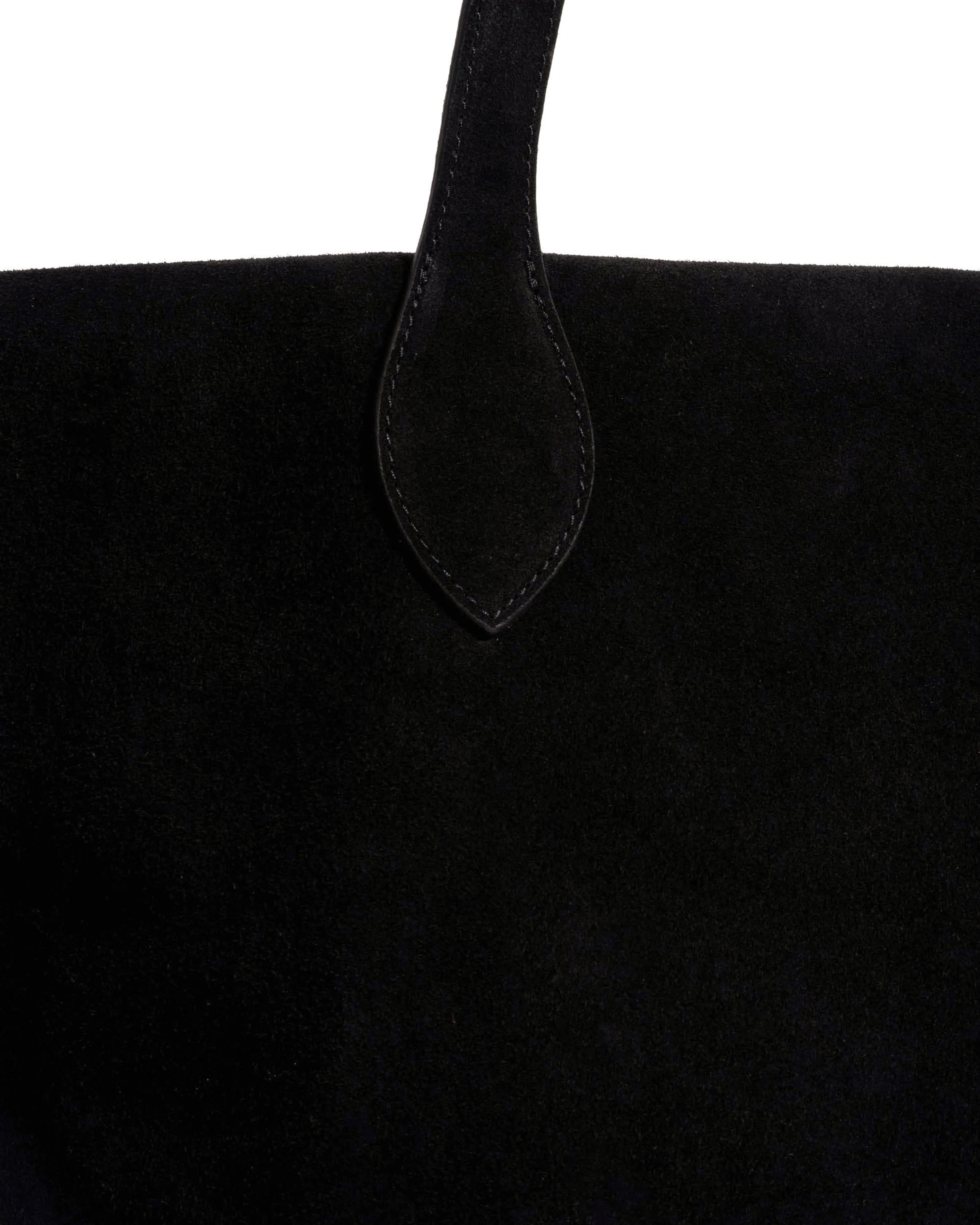 Arya carryall bag Calf suede Black - Image 5