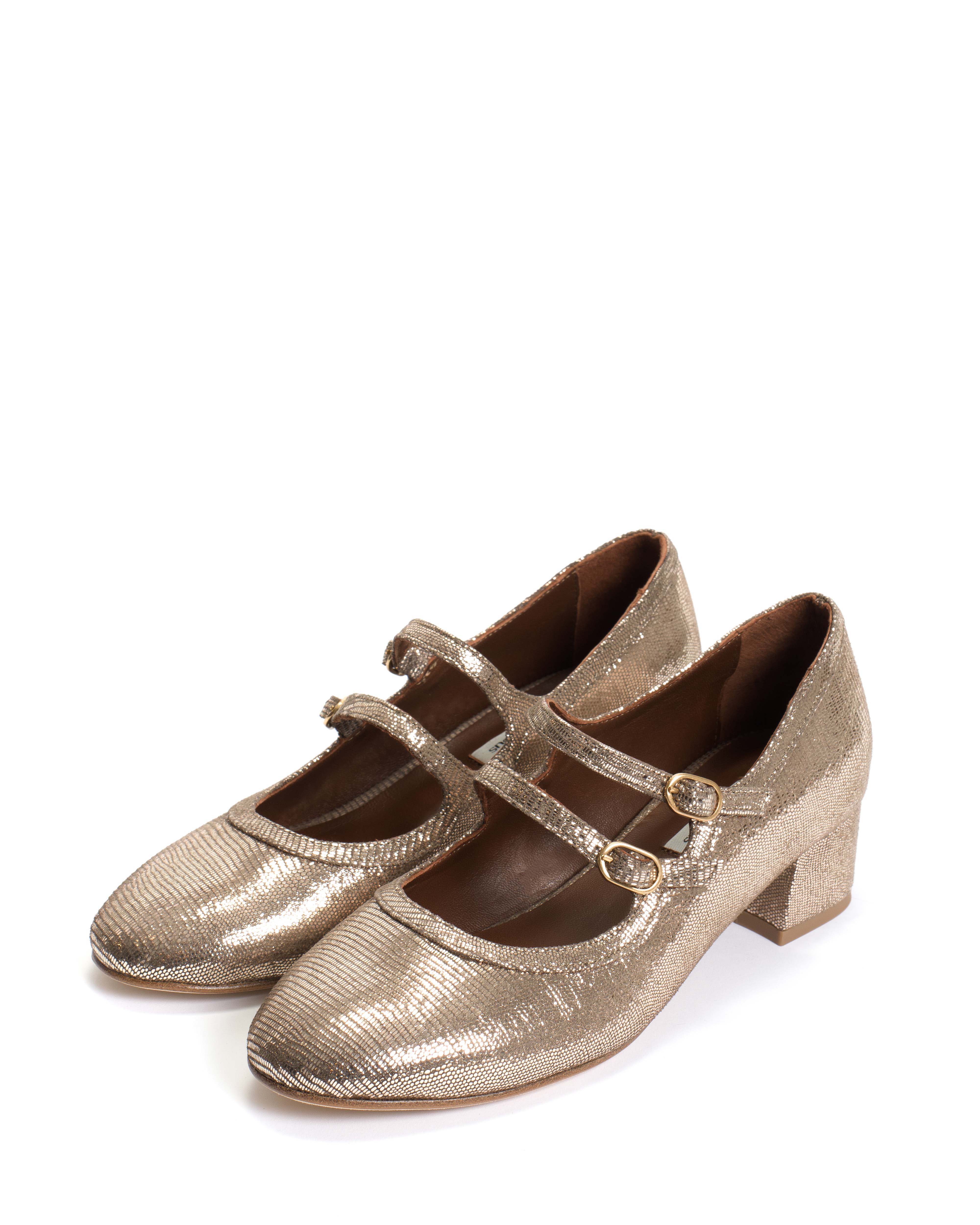 Balie 40 Lizard metallic goat Vintage champagne - Image 2