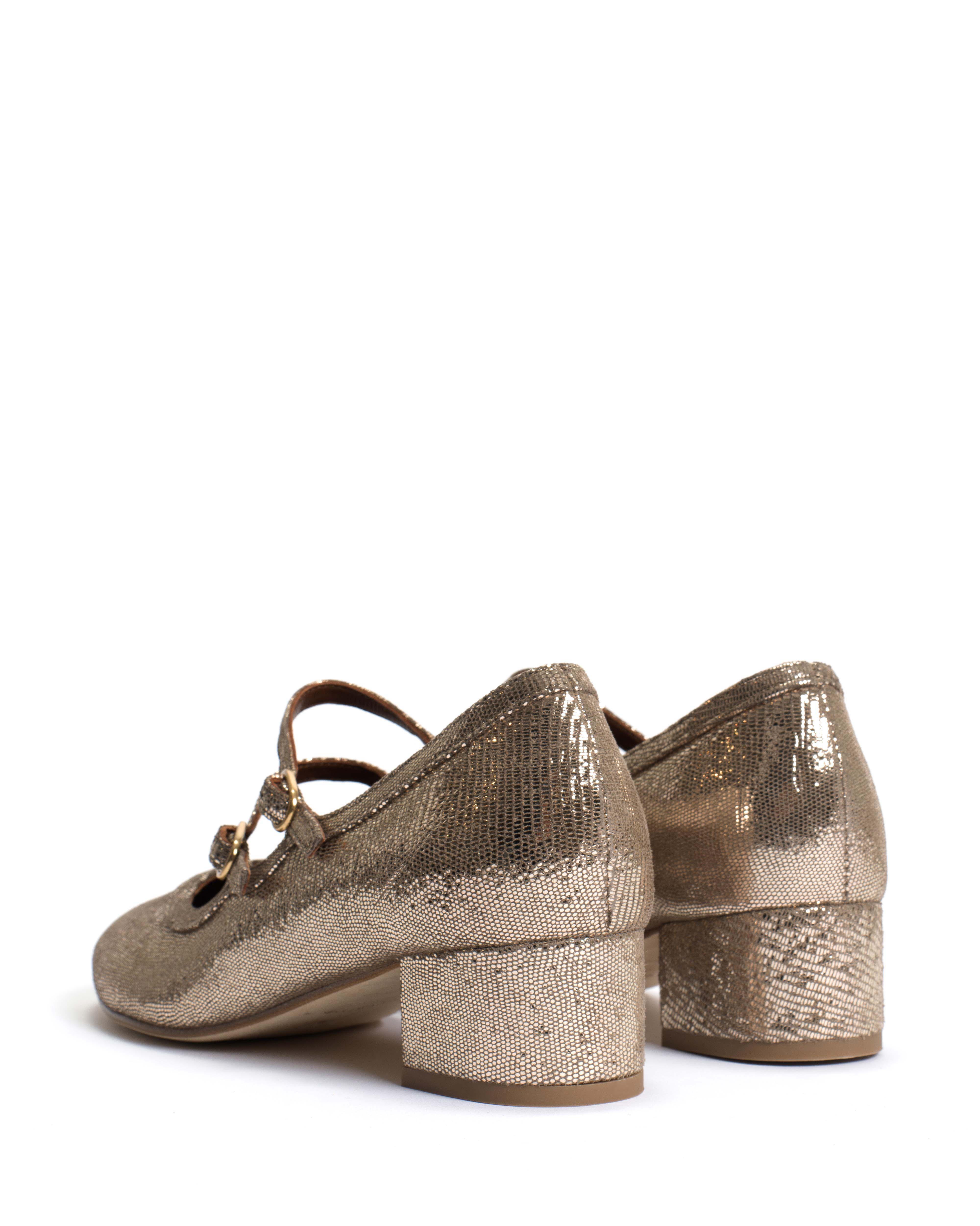 Balie 40 Lizard metallic goat Vintage champagne - Image 5