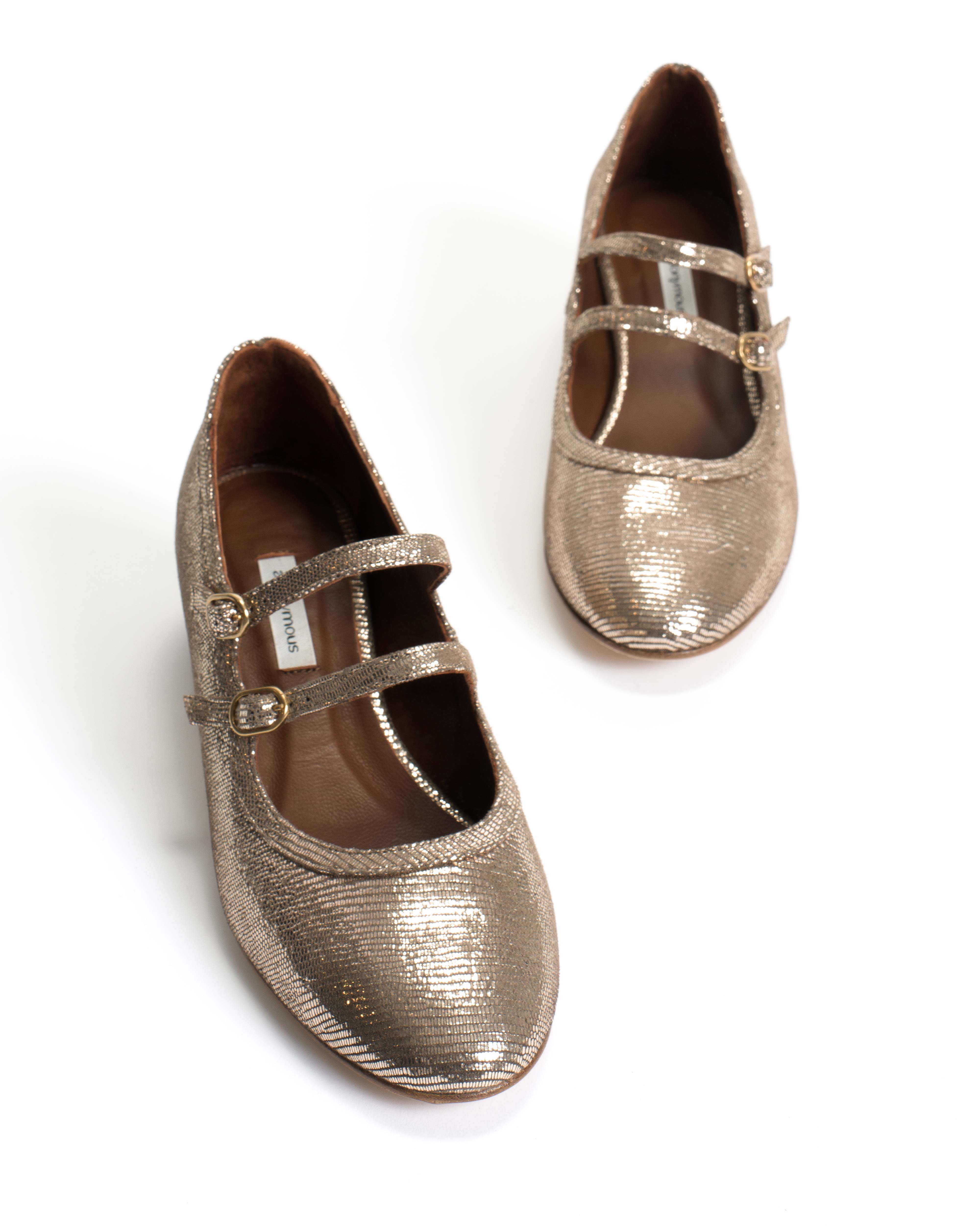 Balie 40 Lizard metallic goat Vintage champagne - Image 6