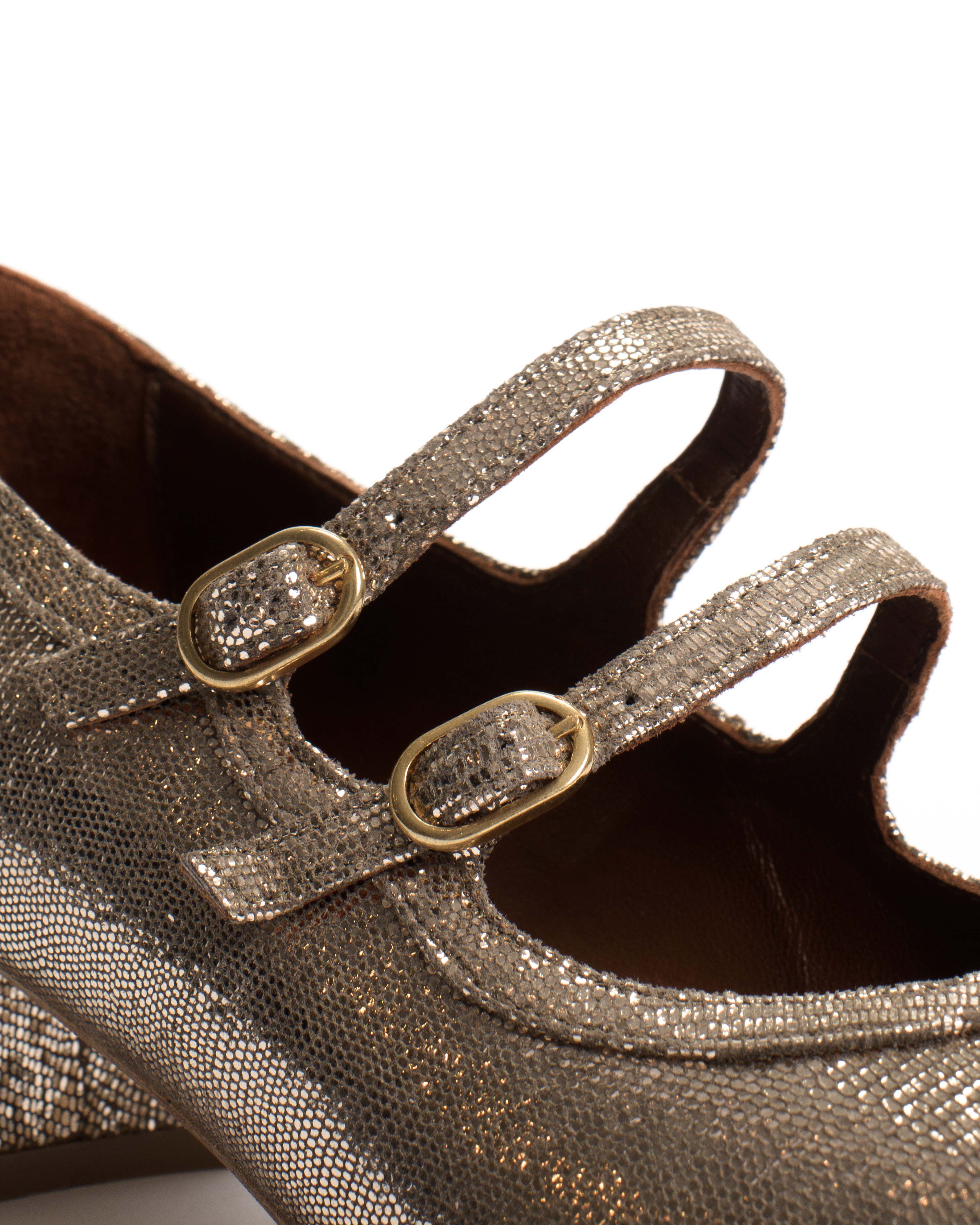 Balie 40 Lizard metallic goat Vintage champagne - Image 8