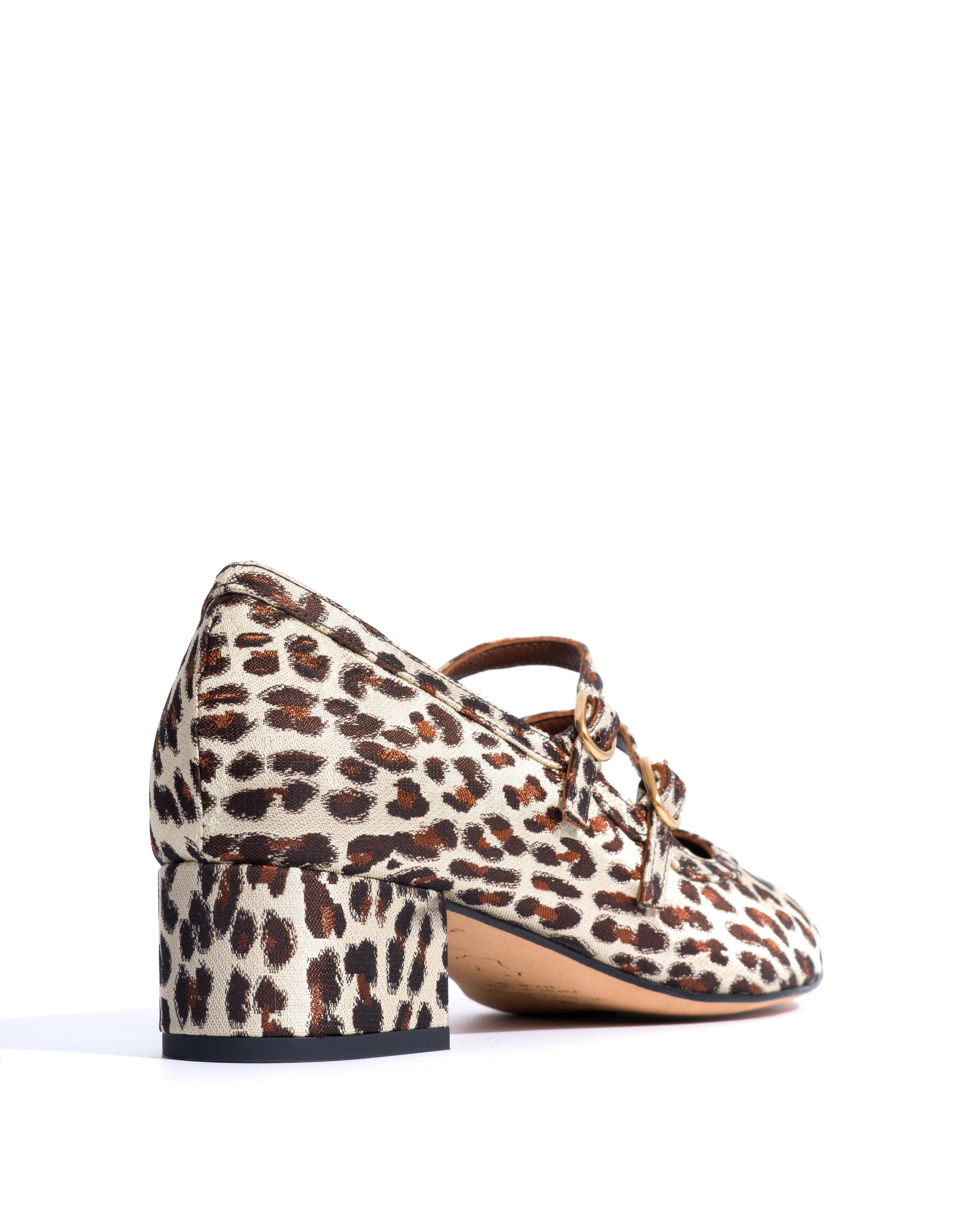 Balie 40 Vintage satin print Leopard - Image 3
