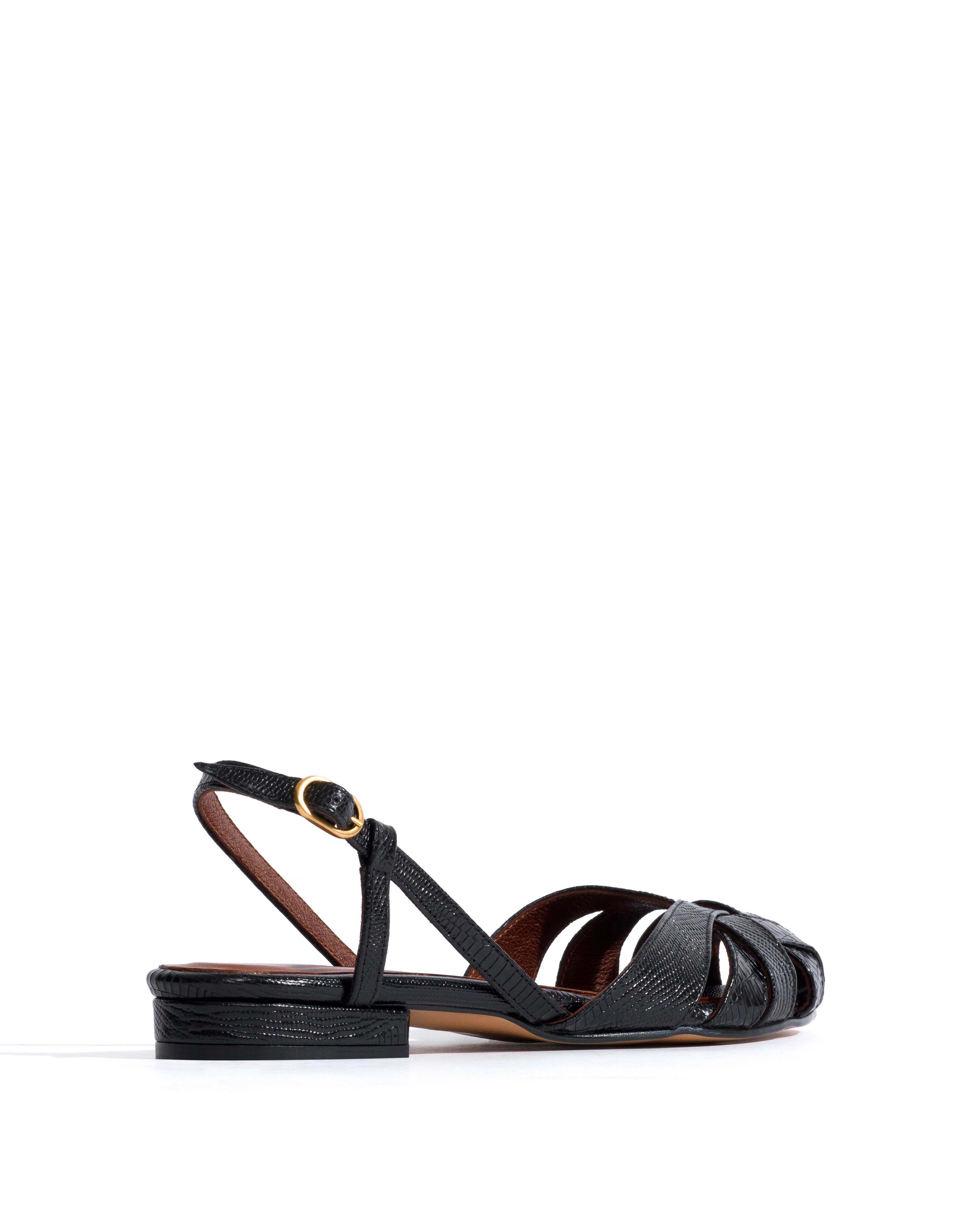 Banie 20 Calf lizard Black - Image 3