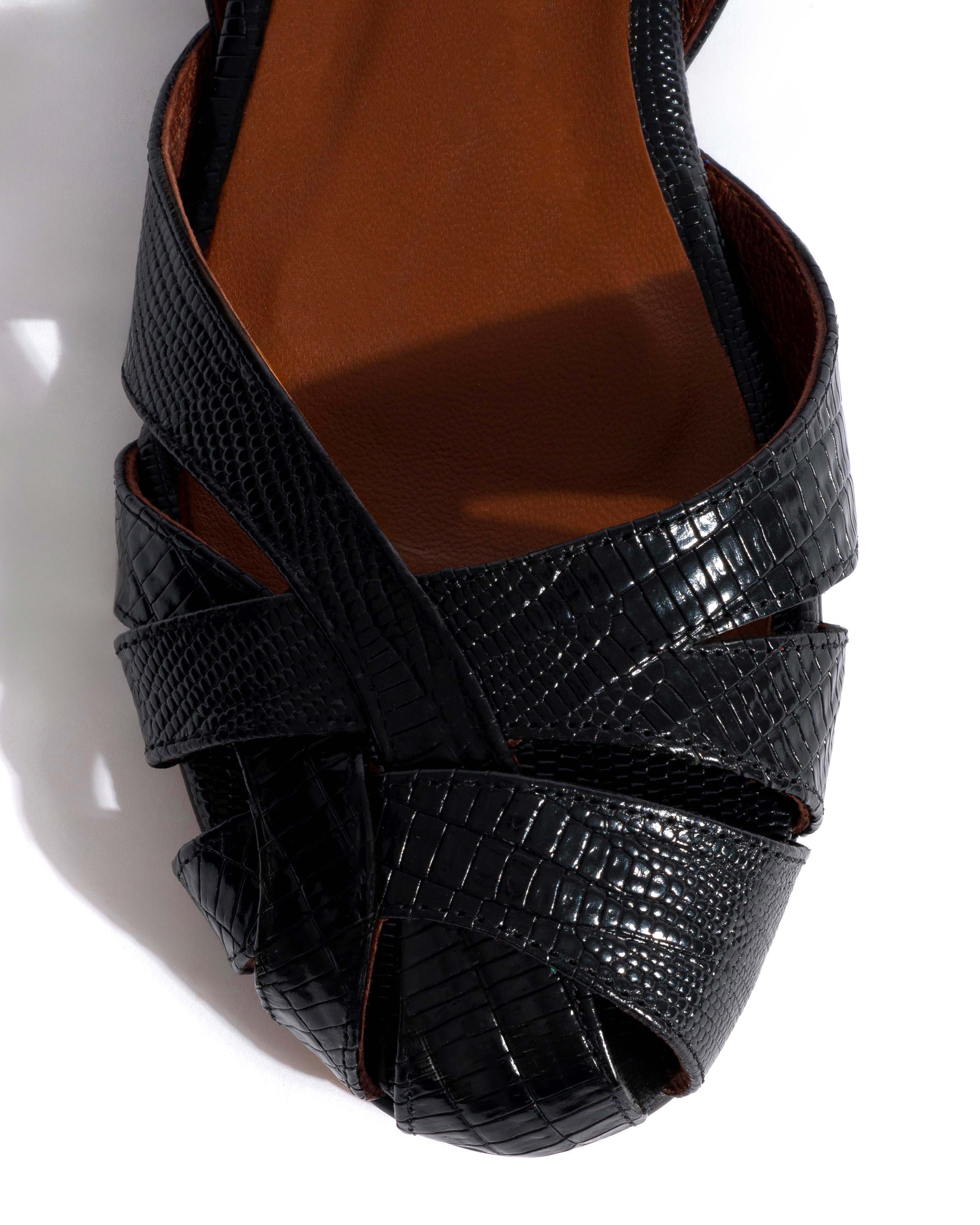 Banie 20 Calf lizard Black - Image 5