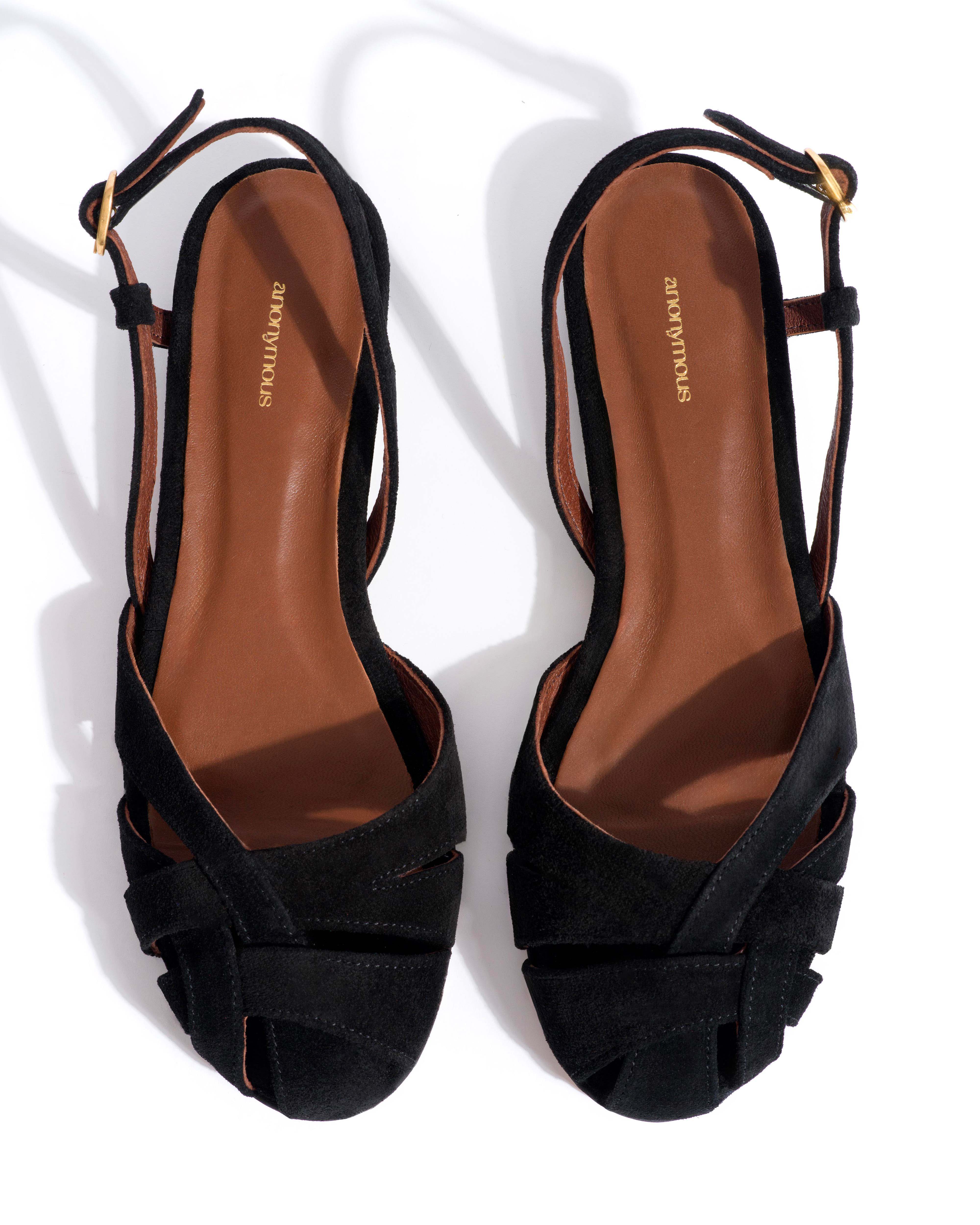 Banie 20 Calf suede Black - Image 4