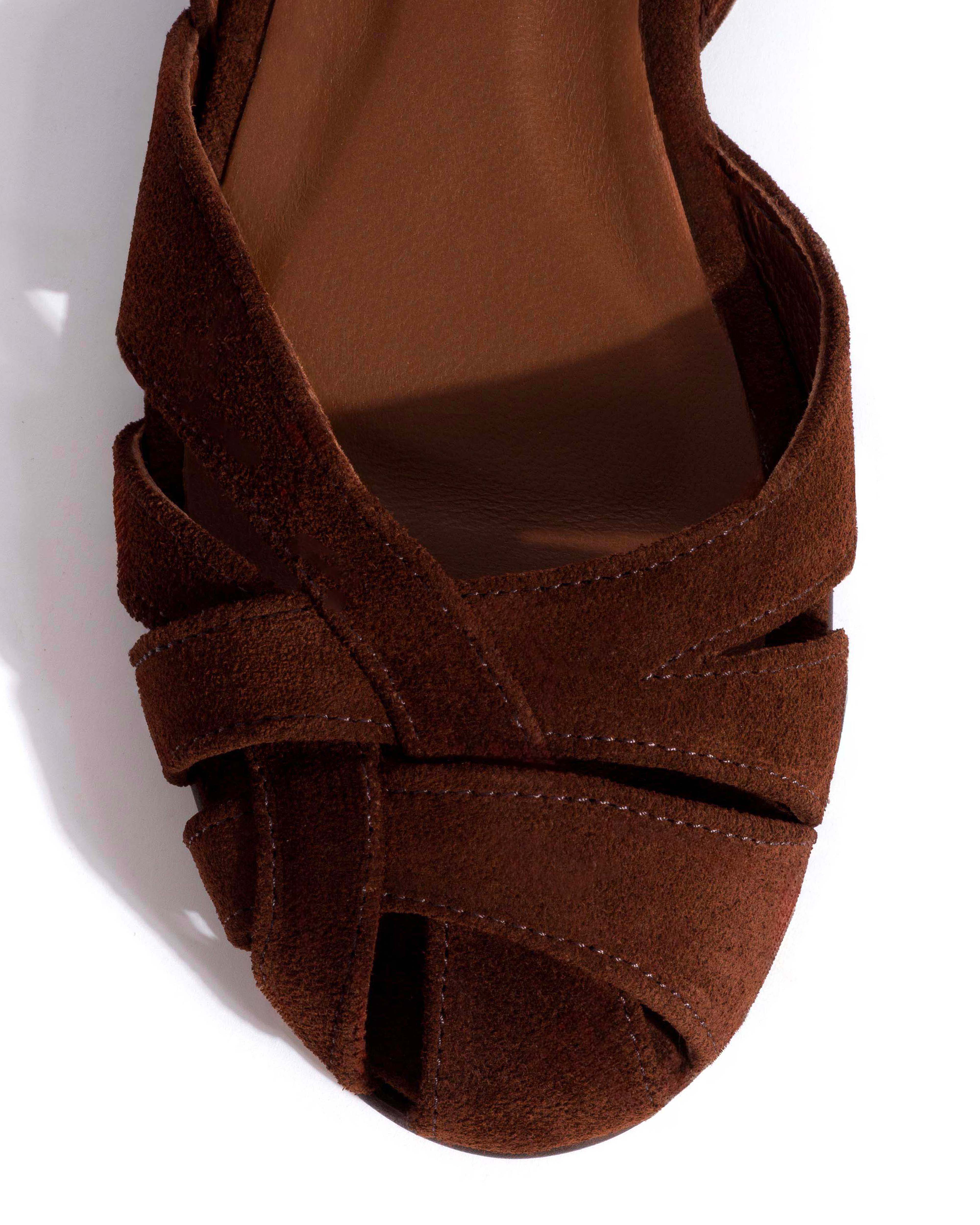 Banie 20 Calf suede Chocolate - Image 5