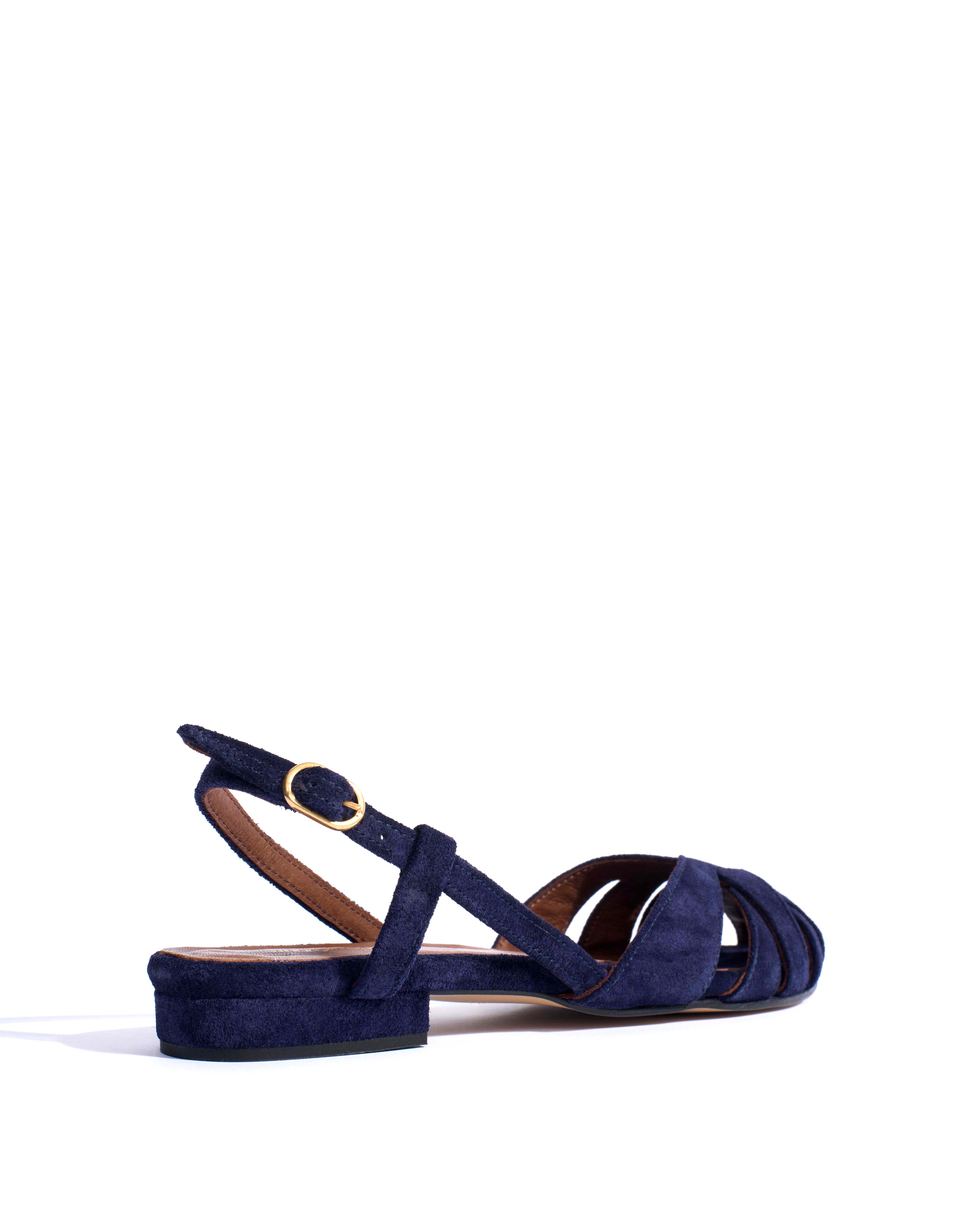 Banie 20 Calf suede Ink blue - Image 3