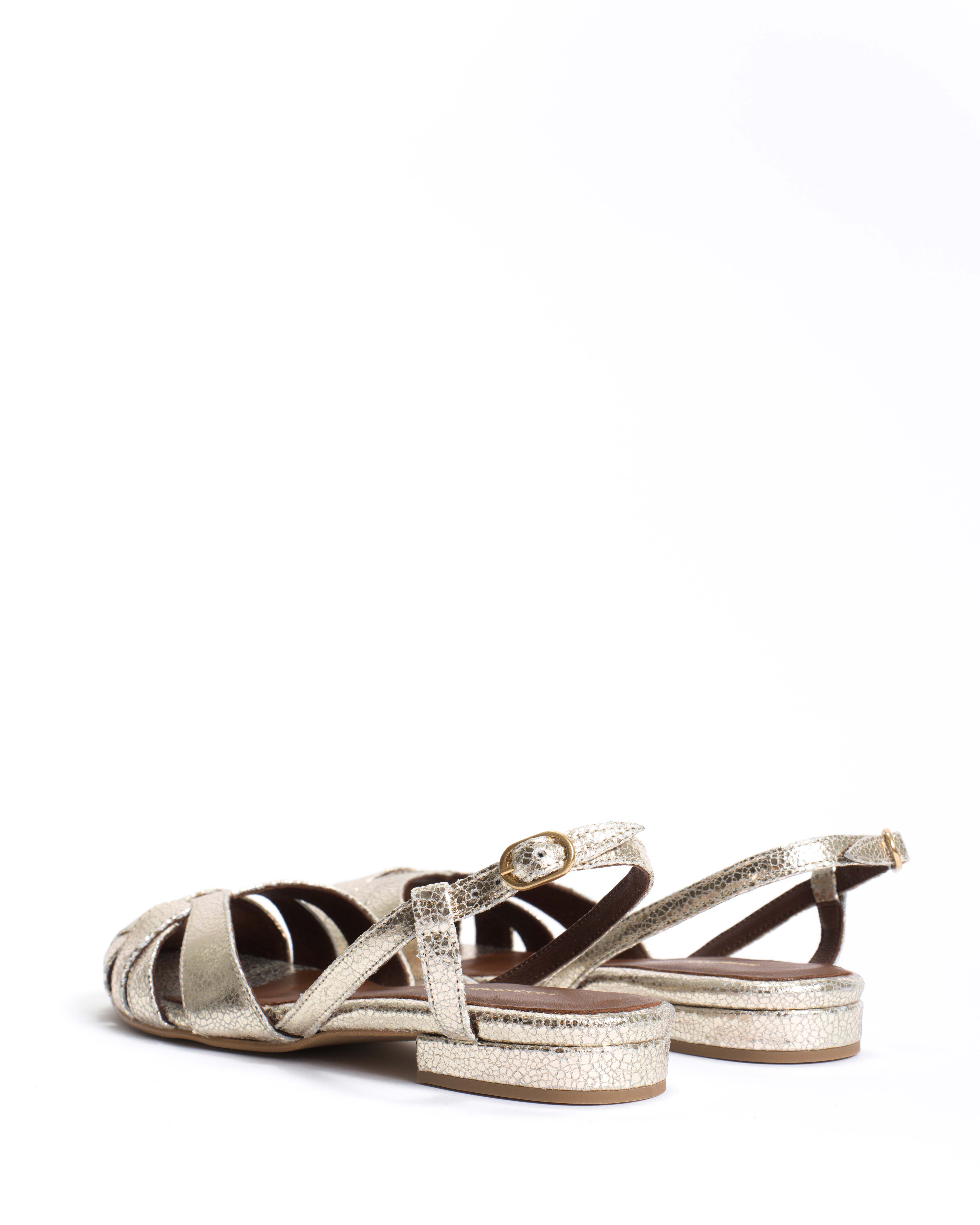 Banie 20 Crackled metallic goat Champagne - Image 4