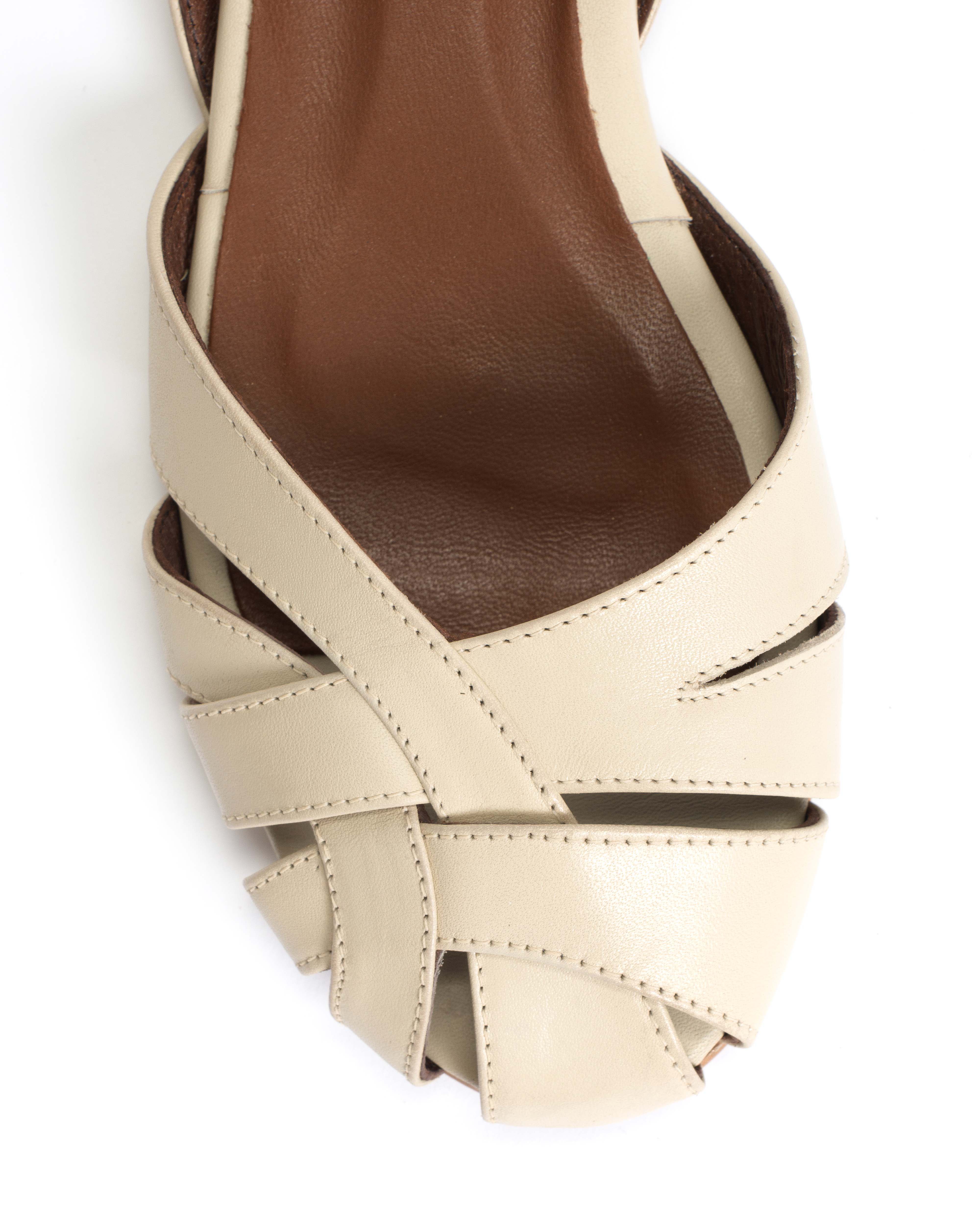 Banie 20 Soft calf White sand - Image 6