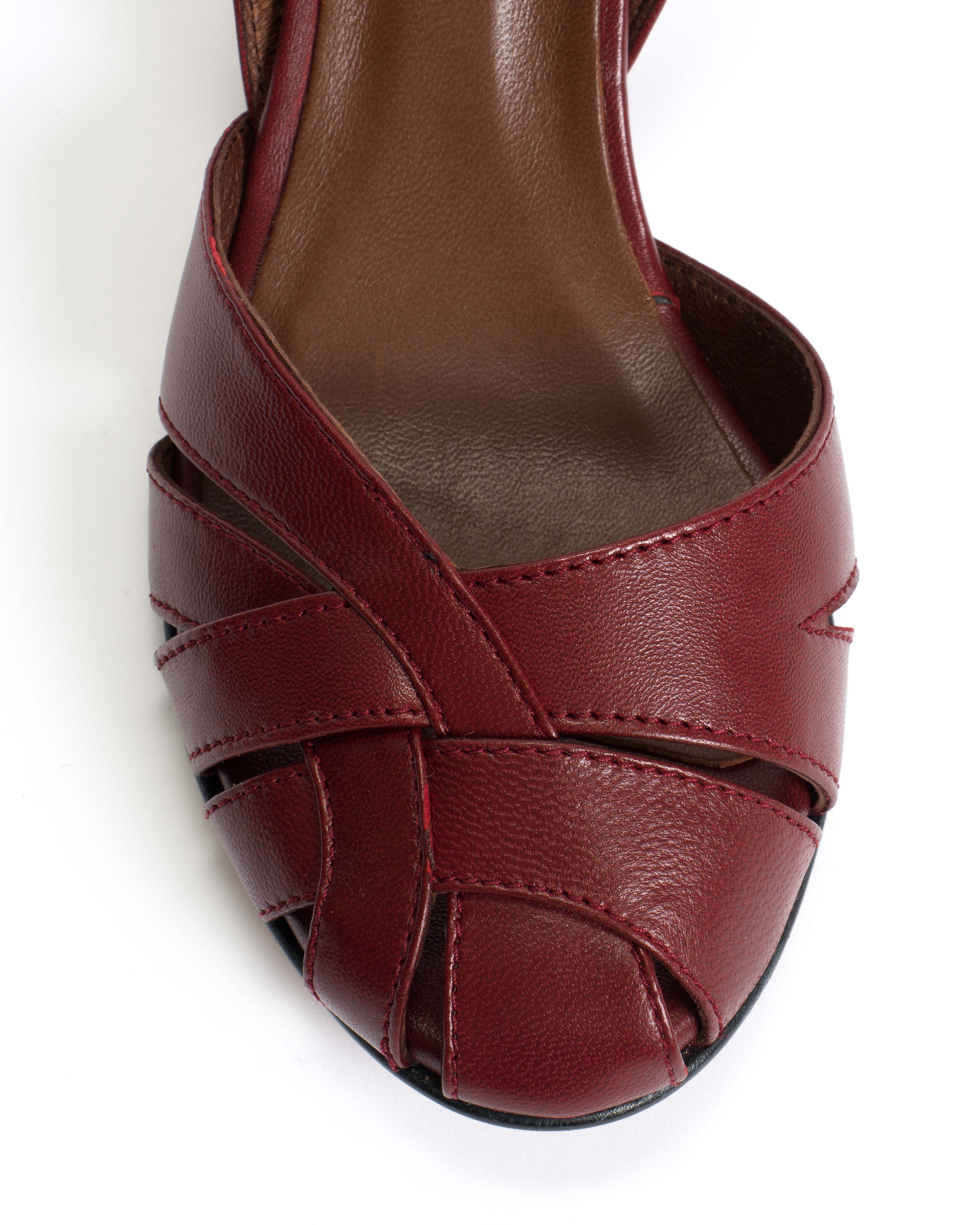 Banie 50 stiletto Shiny lamb Pomegranate - Image 6