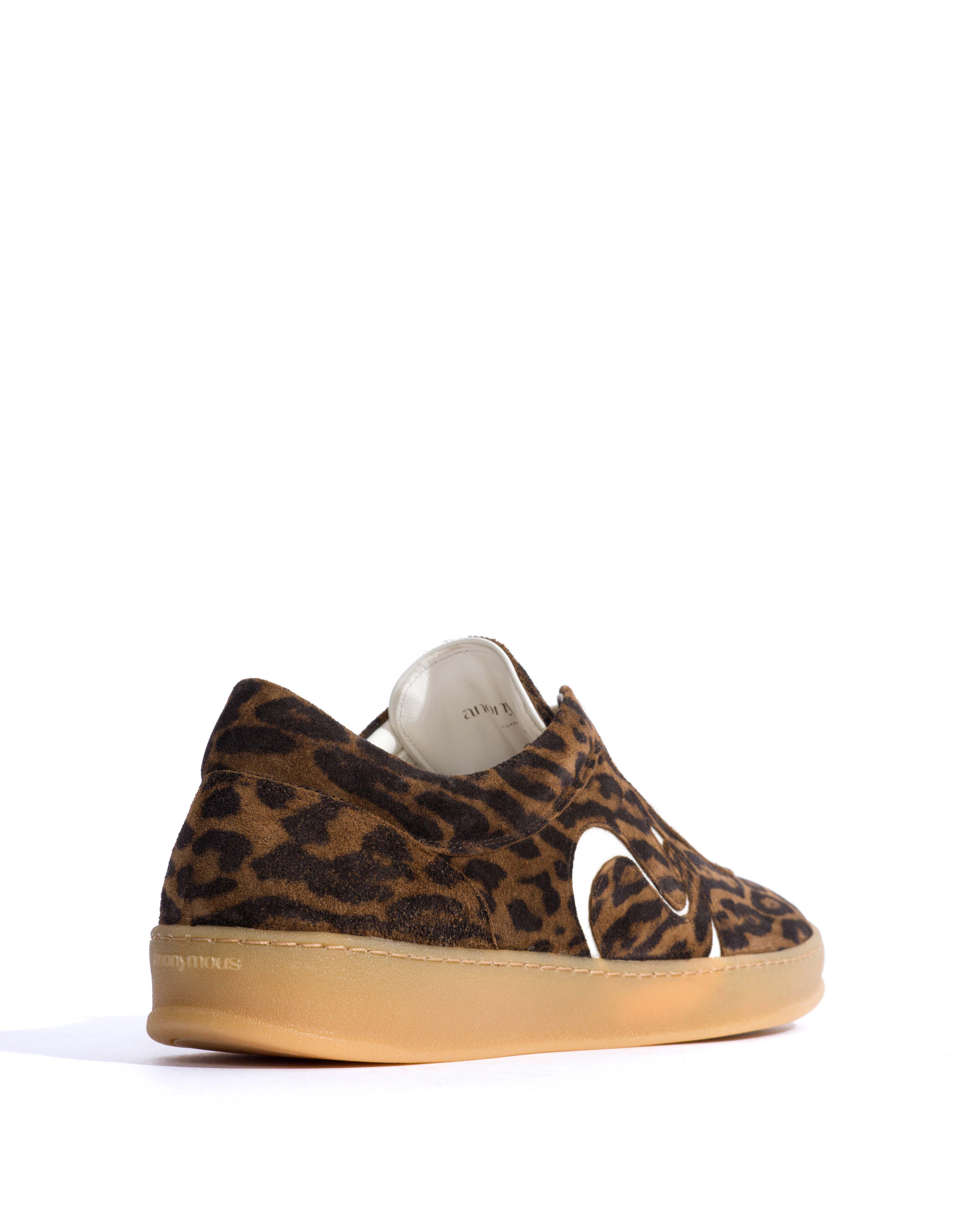Blaire Calf suede print & polished soft calf Jaguar & white sand - Image 3