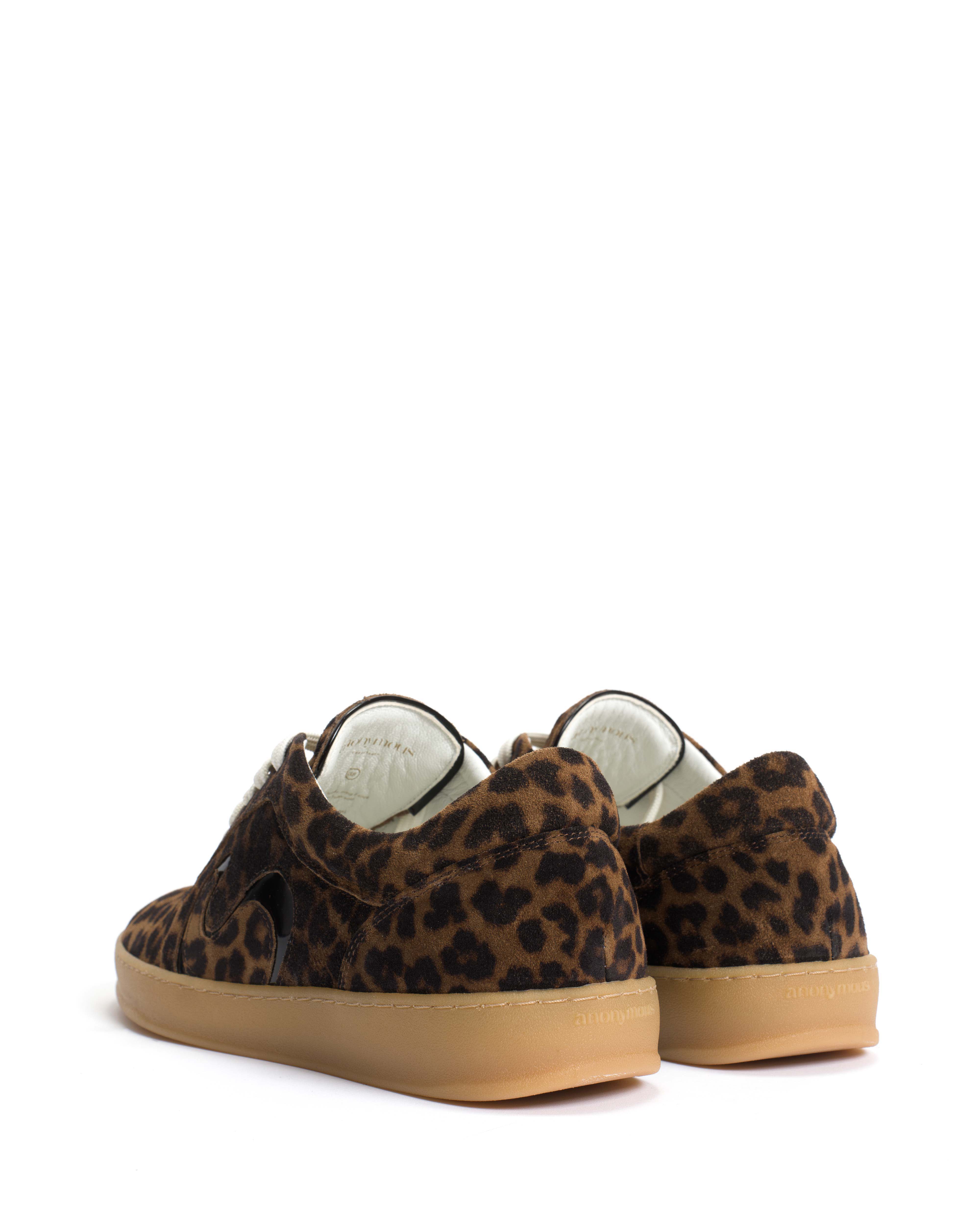 Blaire Calf suede print & polished soft calf Leopard & black - Image 5