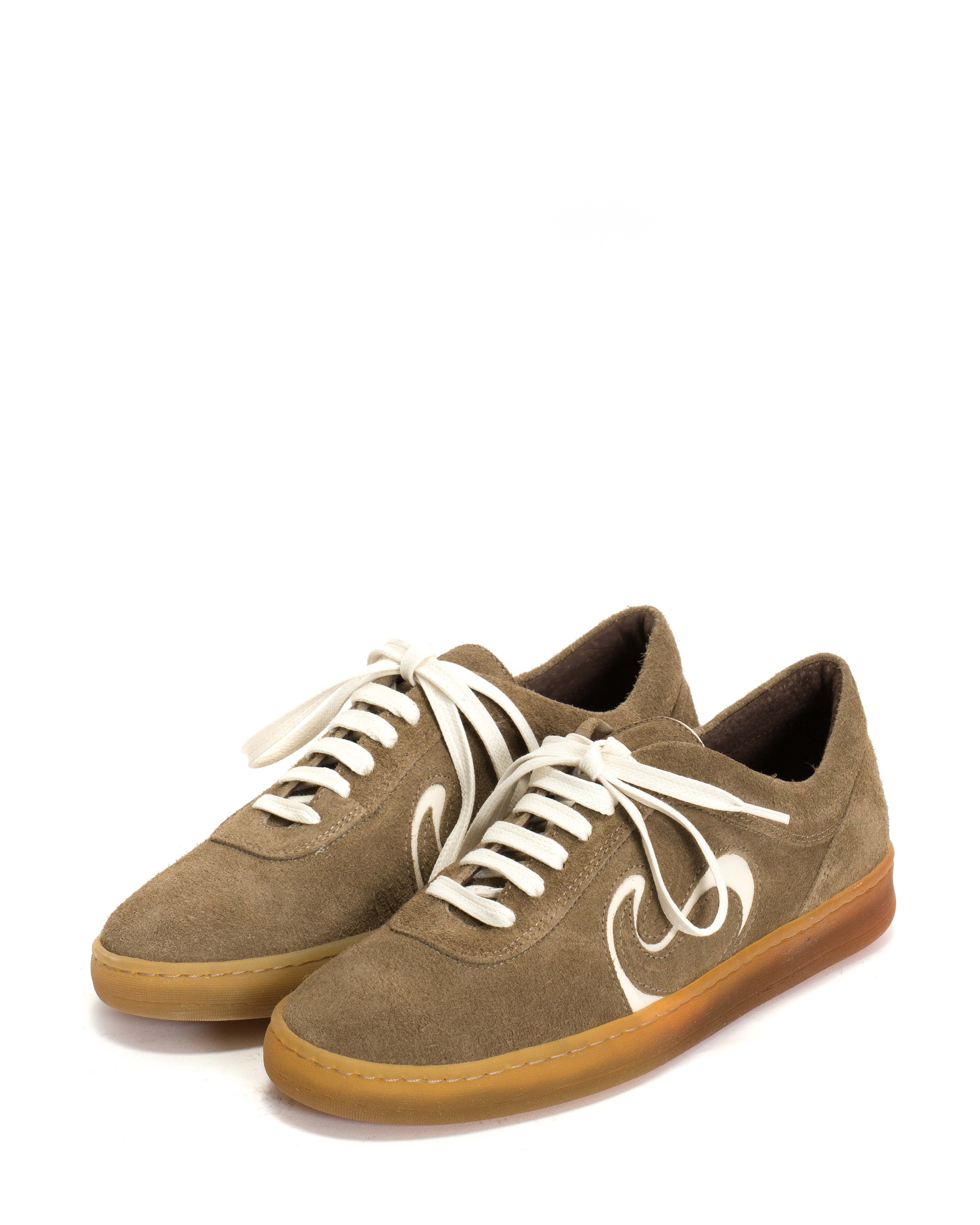 Blaire hevea Plushed calf suede Mushroom - Image 2
