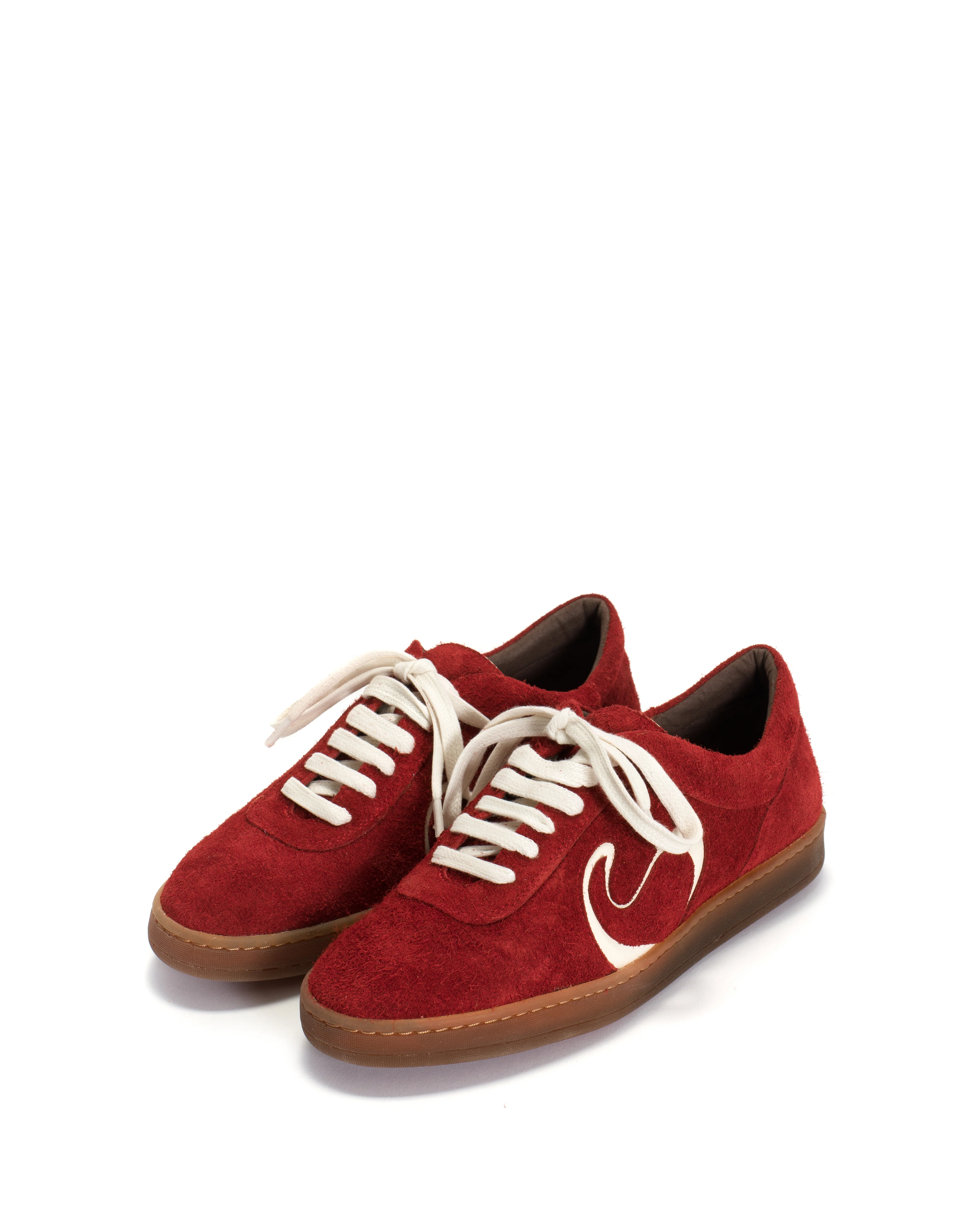 Blaire hevea Plushed calf suede Ruby red - Image 2