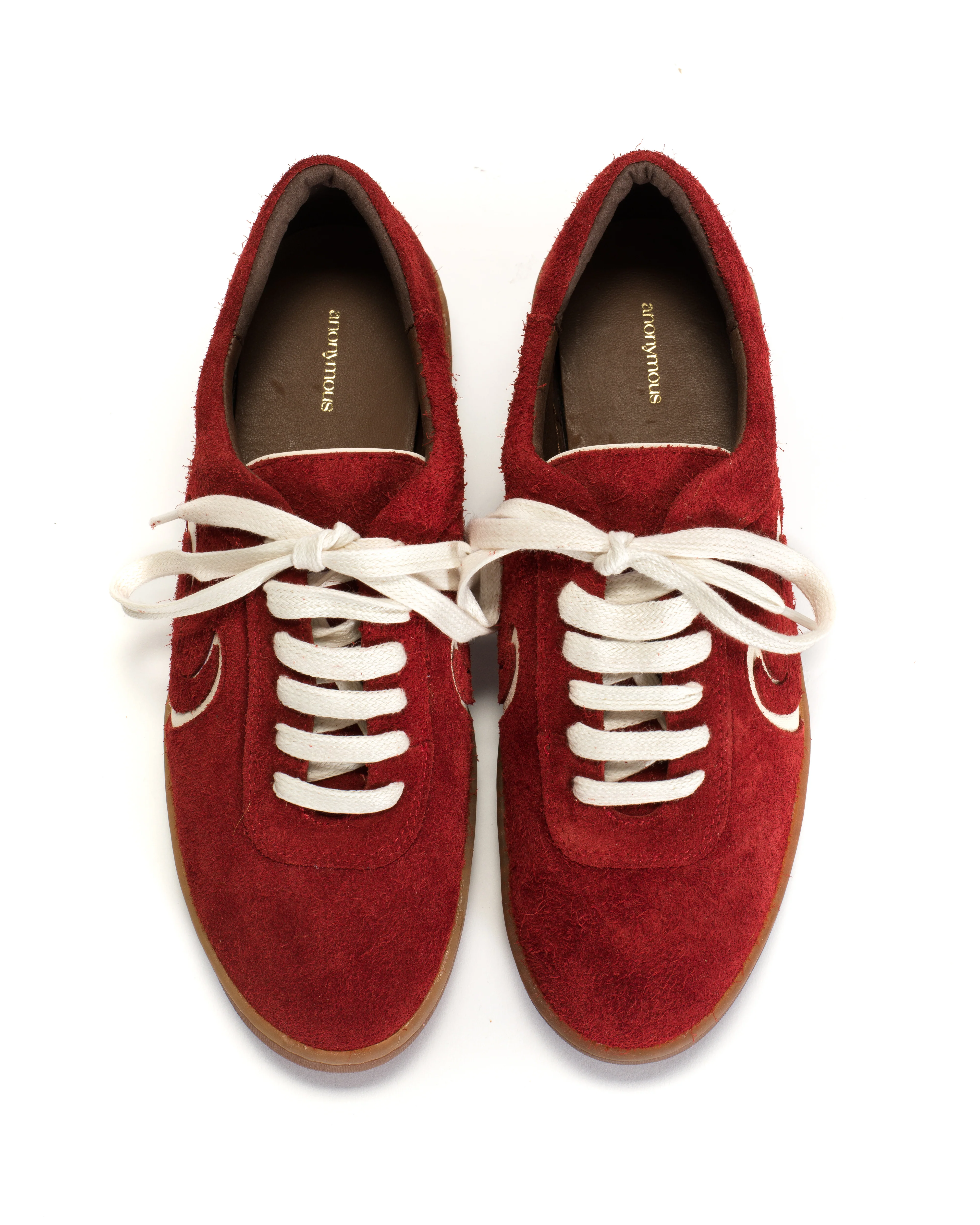Blaire hevea Plushed calf suede Ruby red - Image 4