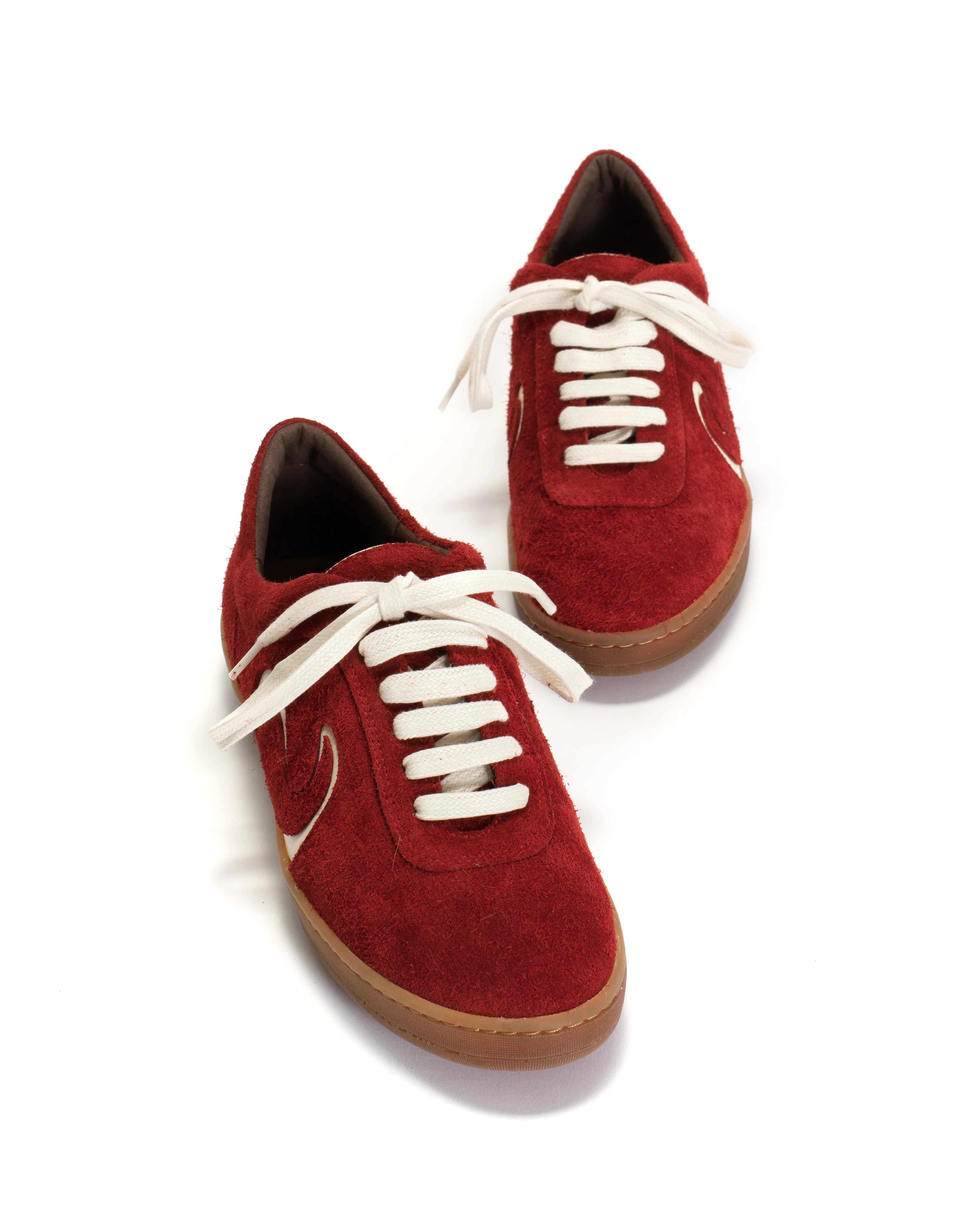 Blaire hevea Plushed calf suede Ruby red - Image 6