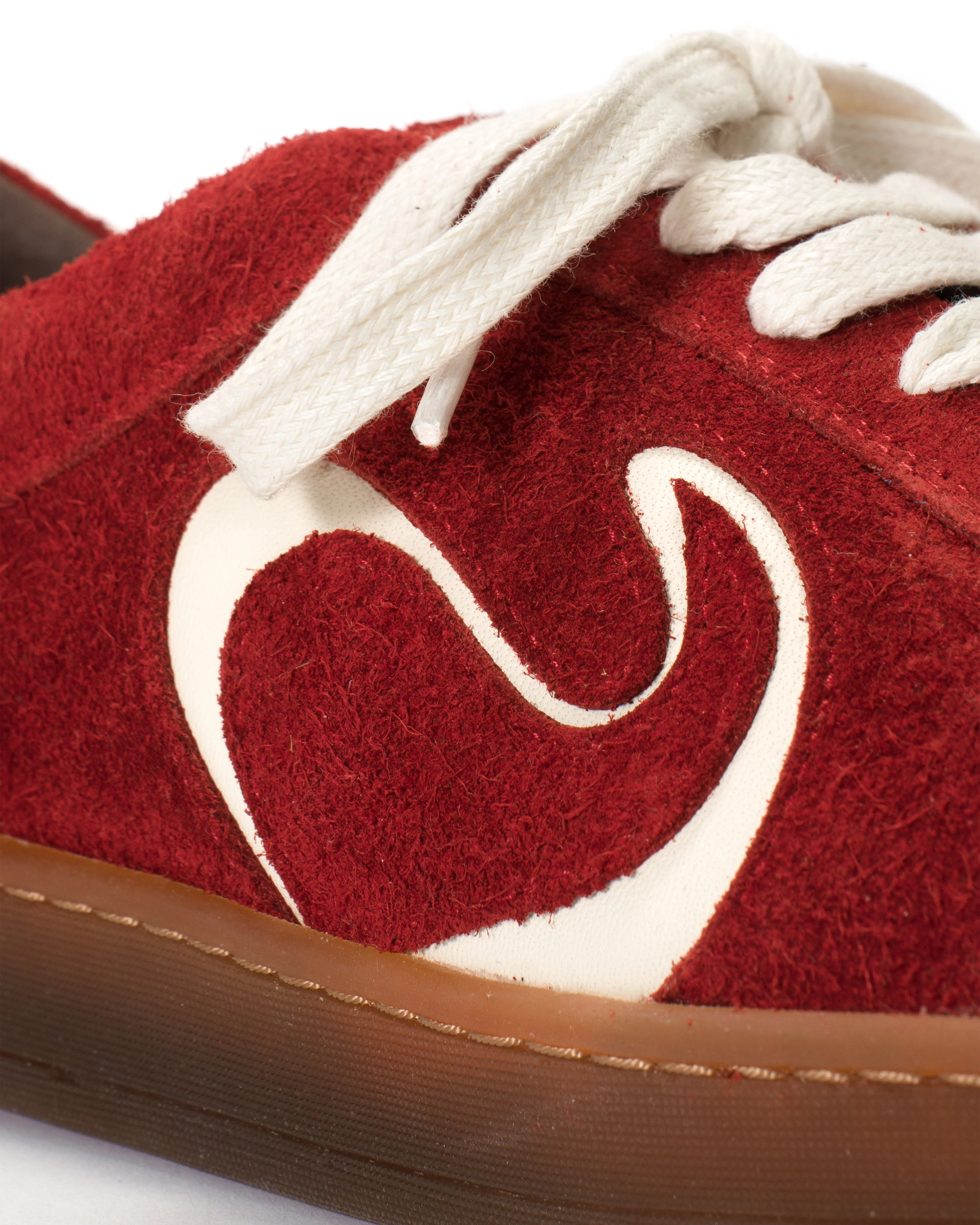Blaire hevea Plushed calf suede Ruby red - Image 7
