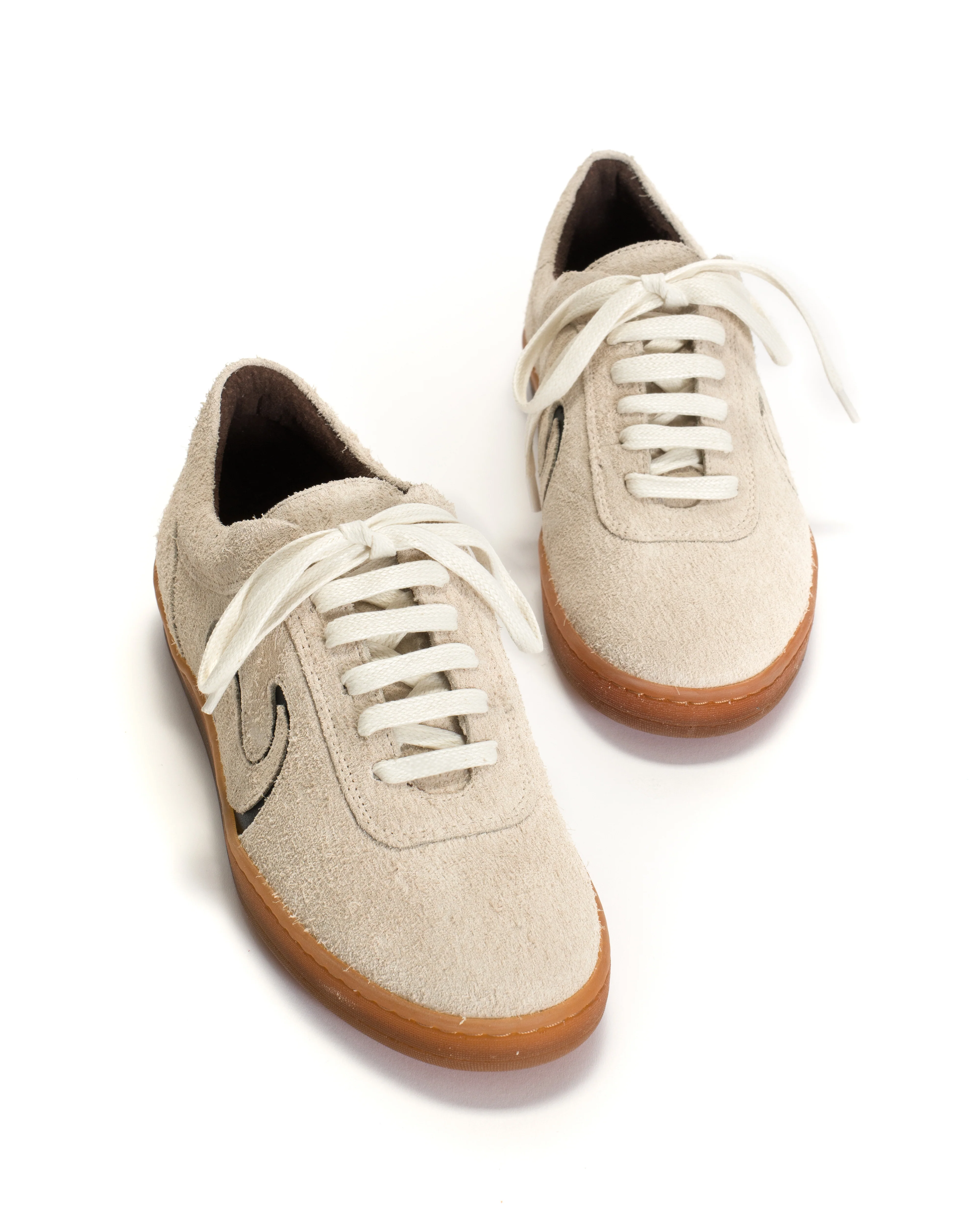Blaire hevea Plushed calf suede Vanilla cream - Image 6