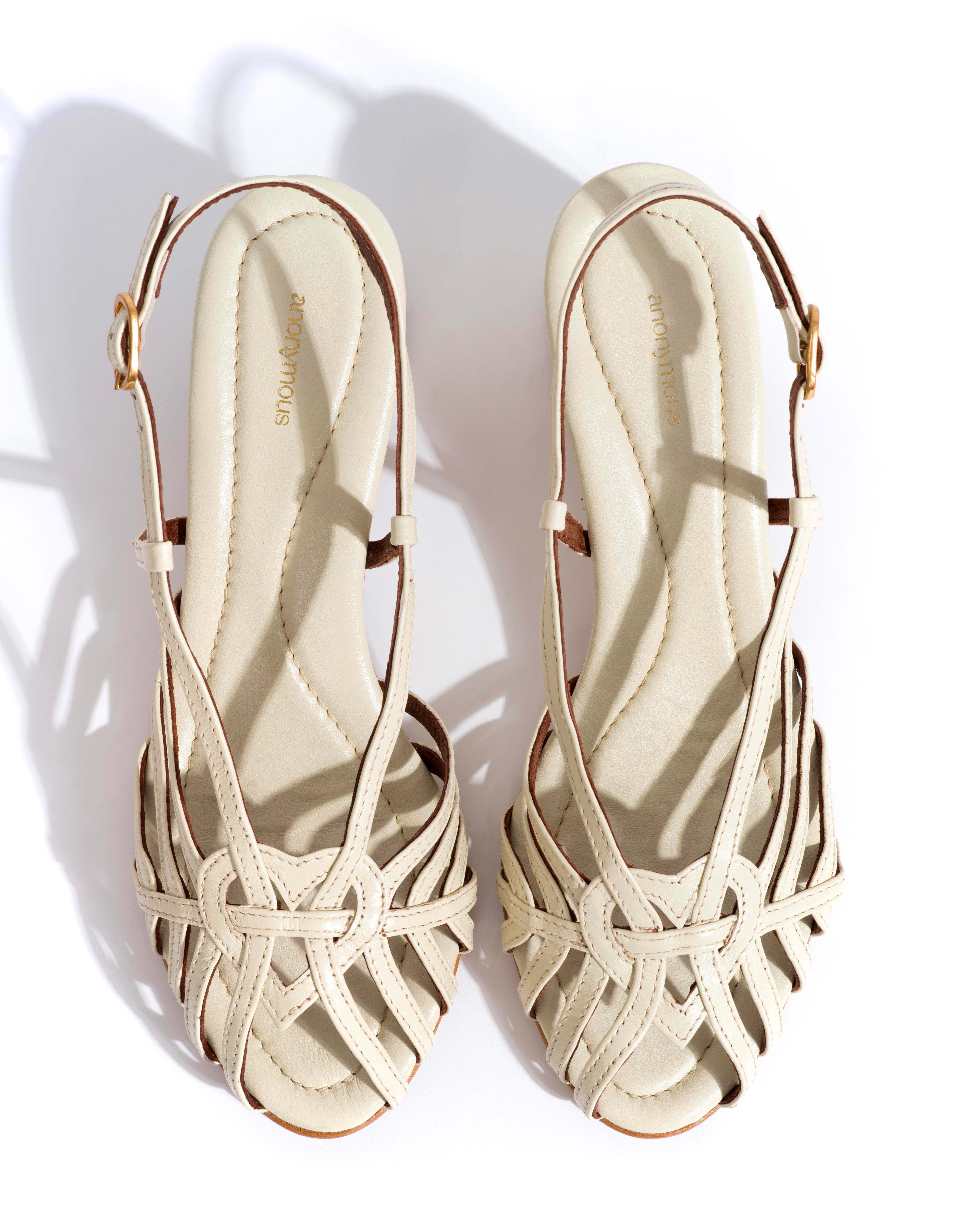 Briddie 50 heart Shiny lamb White sand - Image 4