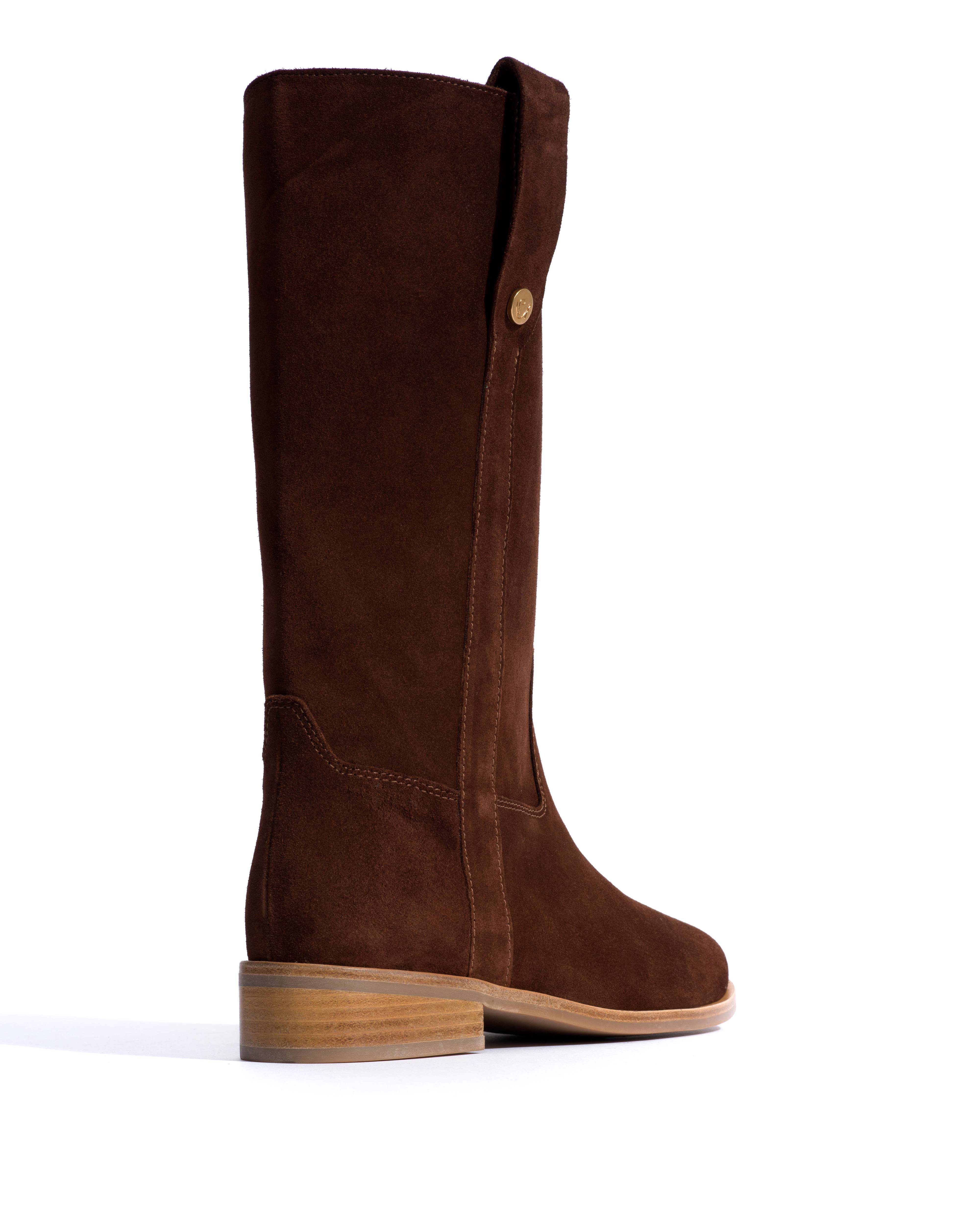 Brinesh Calf suede Chocolate - Image 3