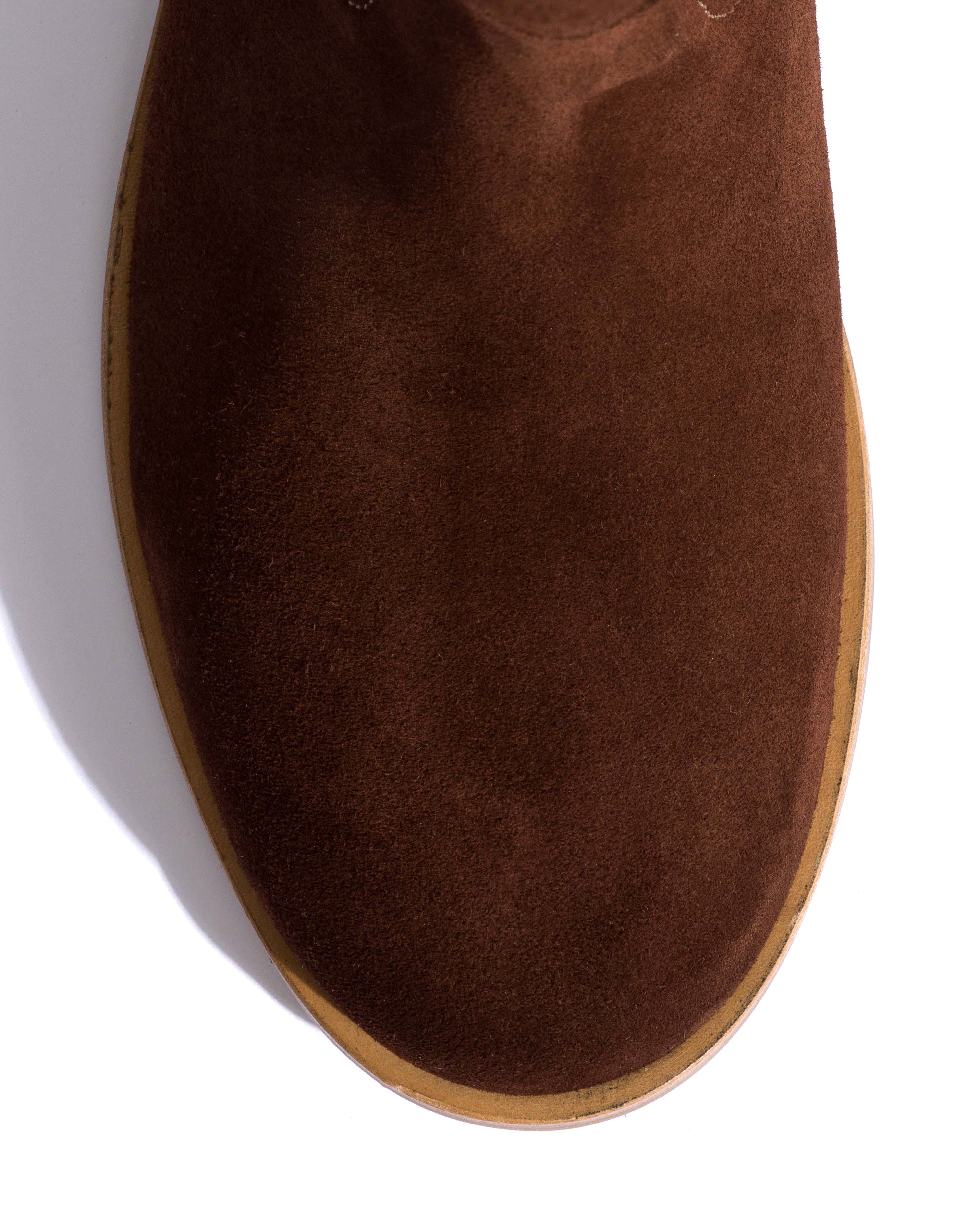 Brinesh Calf suede Chocolate - Image 5