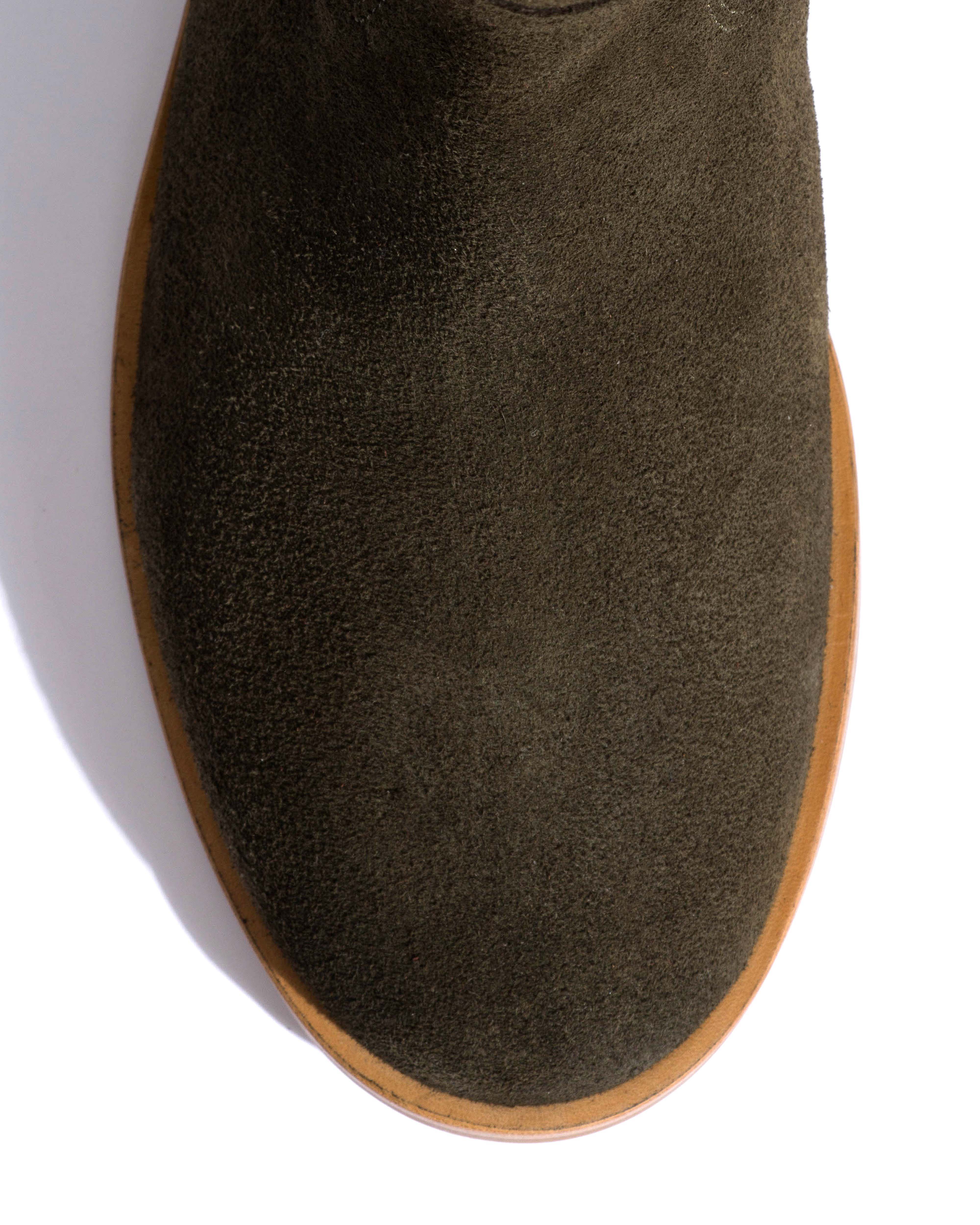 Brinesh Calf suede Moss green - Image 5