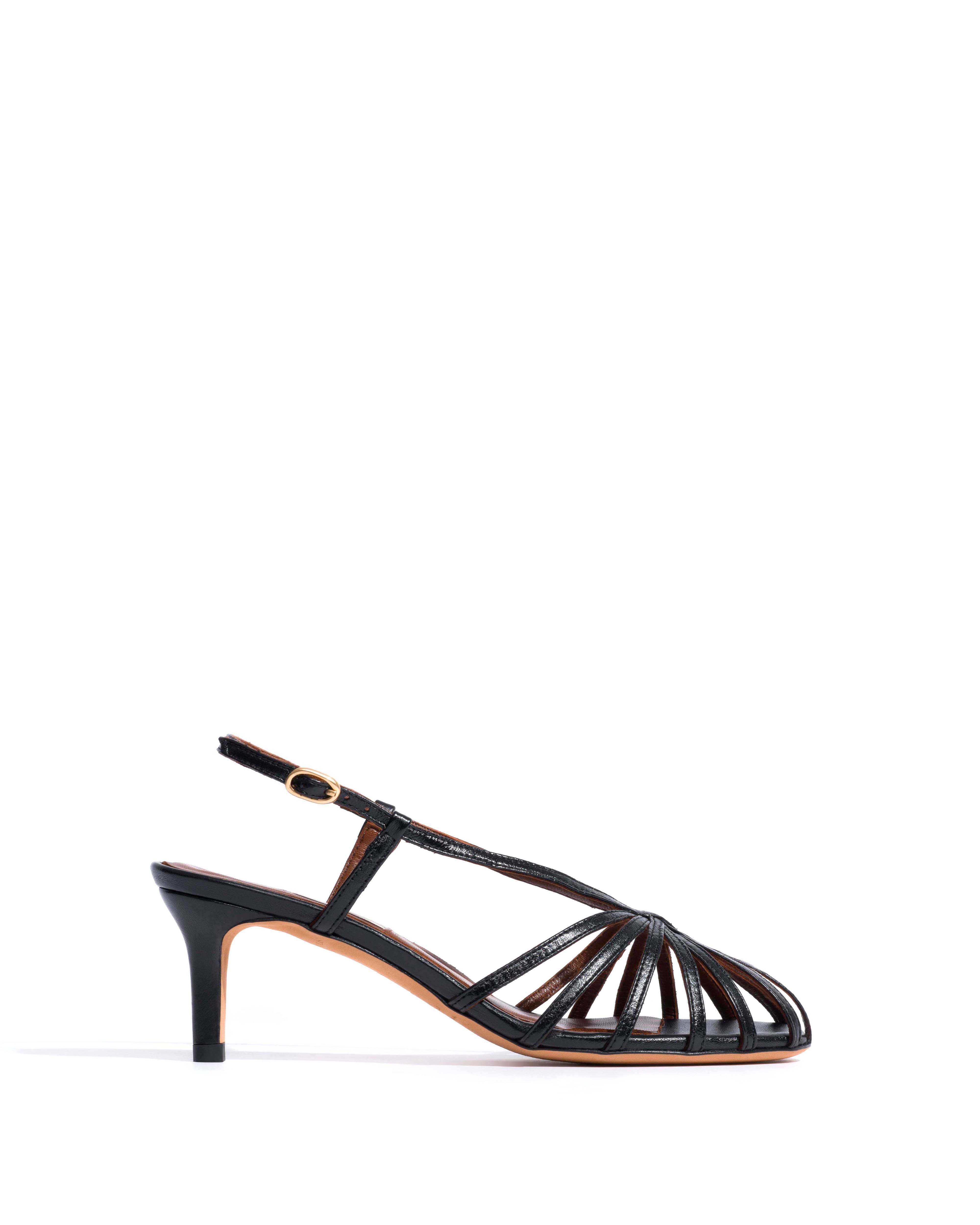Candace 55 Shiny lamb Black