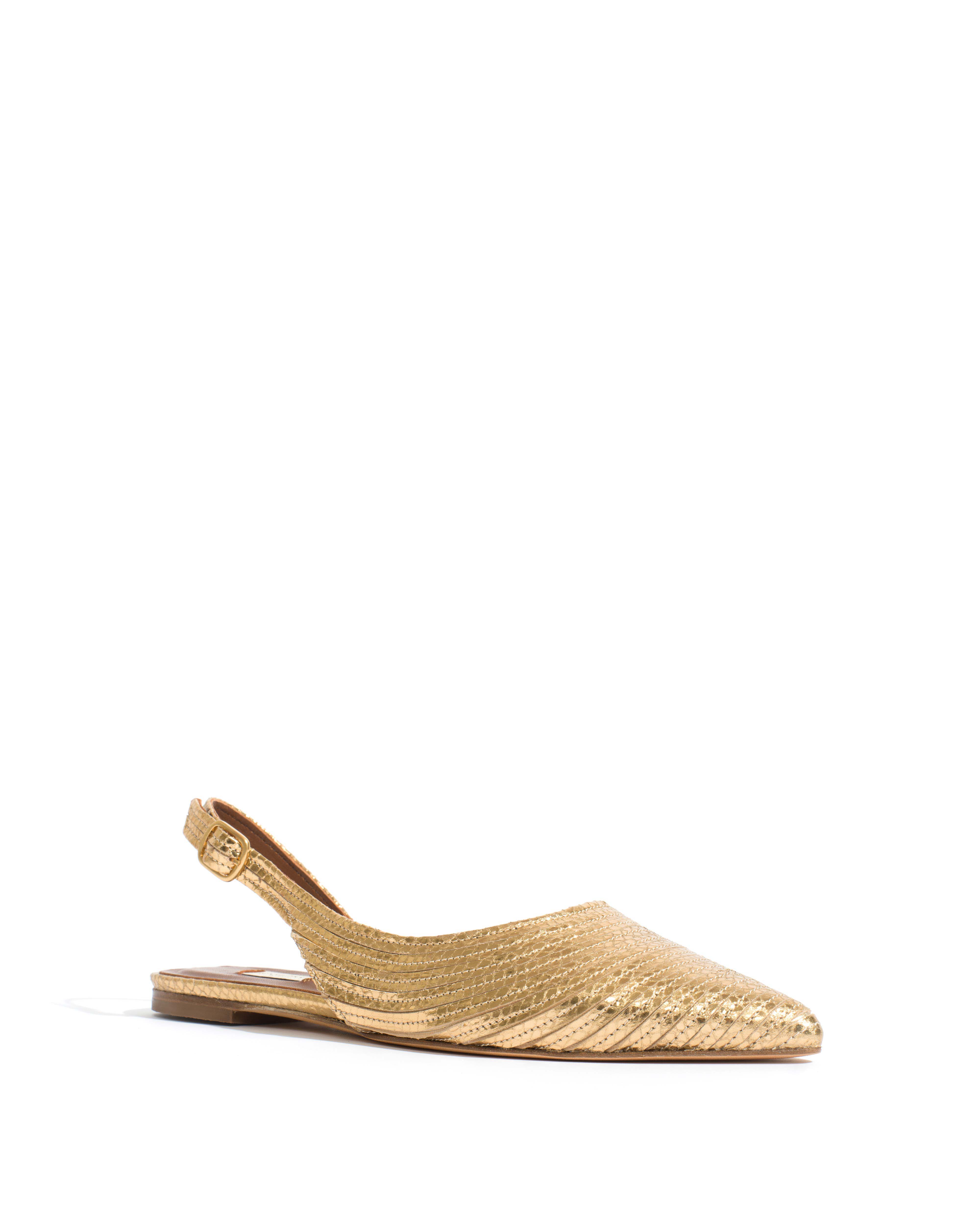 Carla 10 Snake metallic calf Gold - Image 2