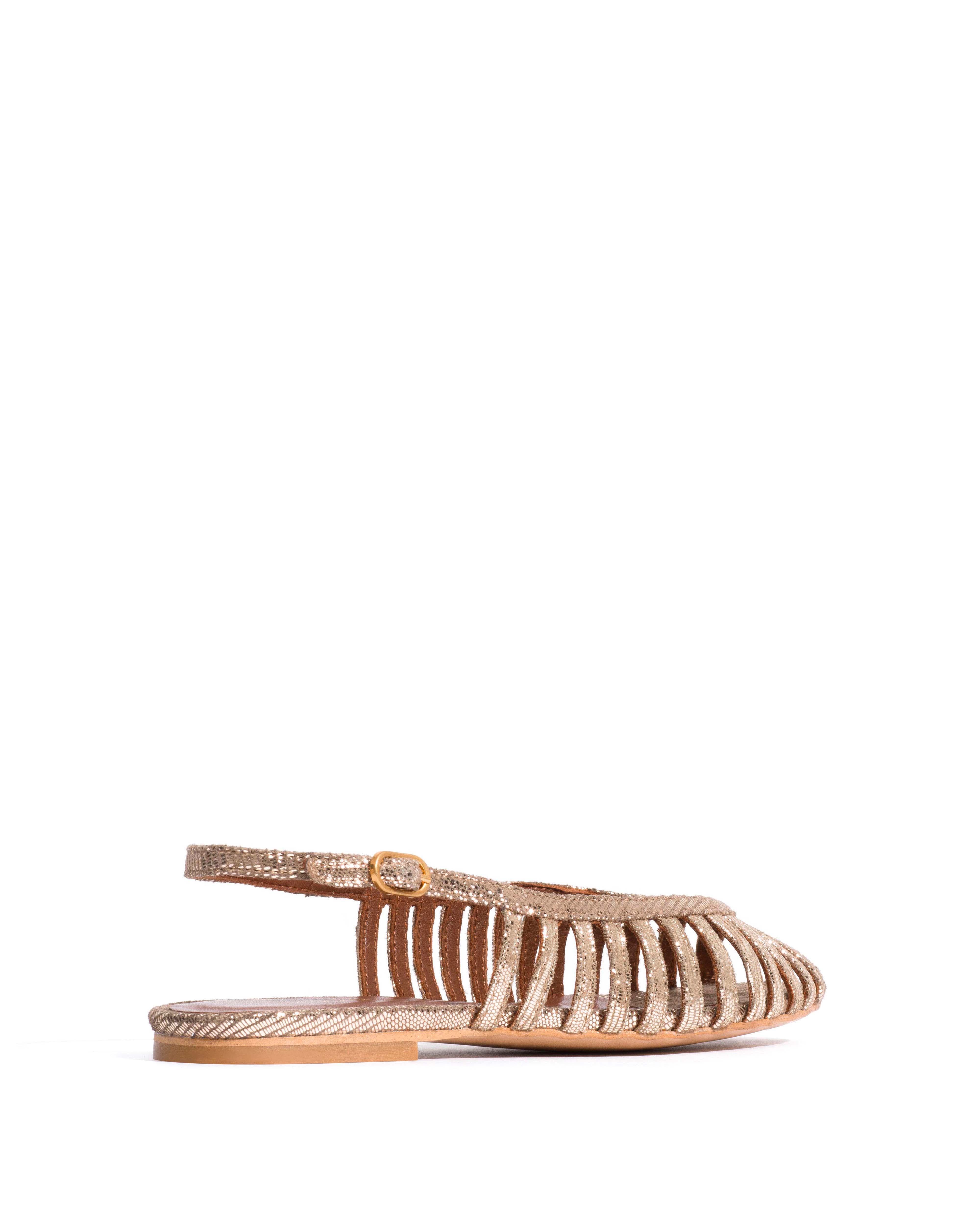 Carminho 10 Lizard metallic goat Vintage champagne - Image 3