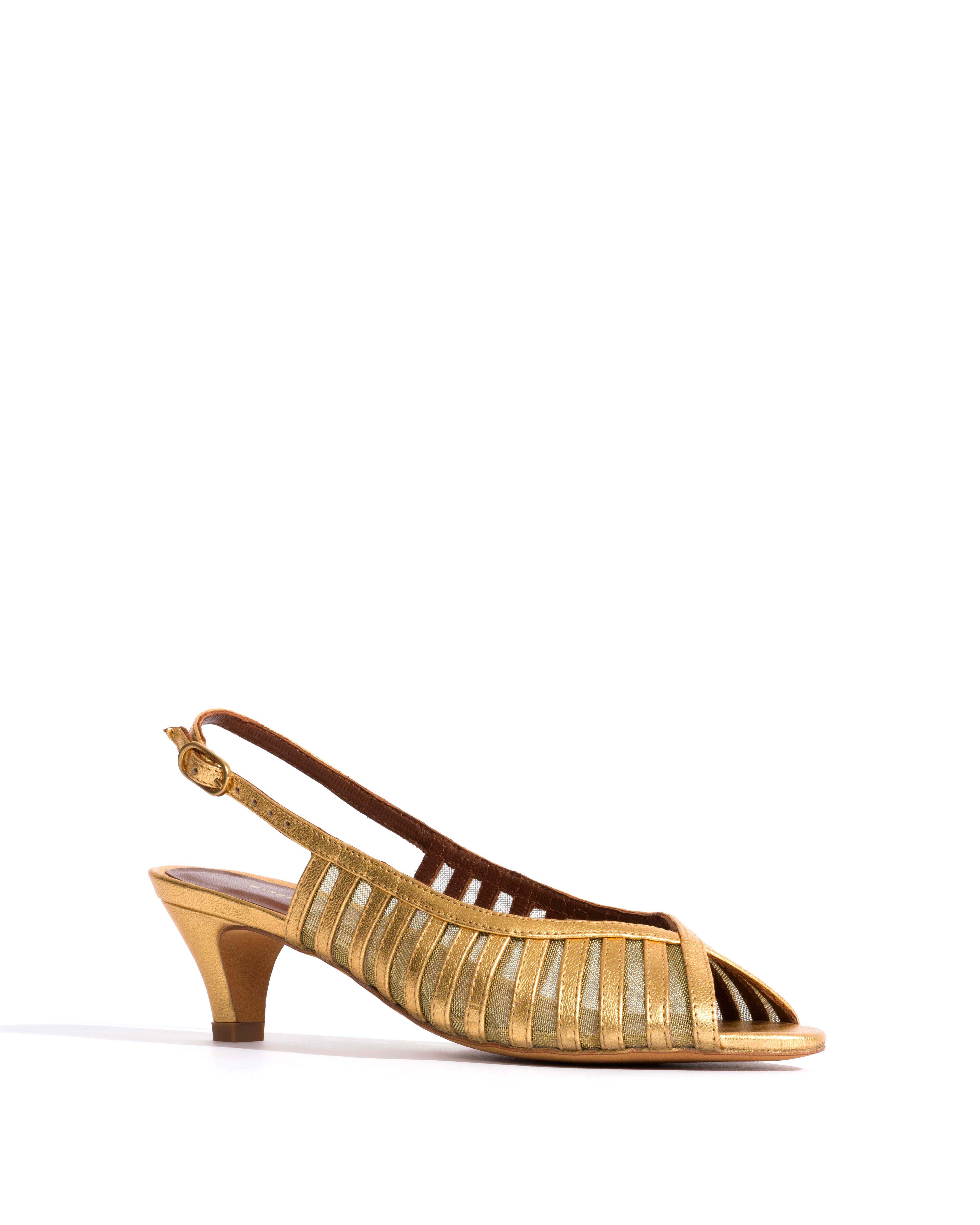 Carminho 40 mesh Metallic goat & mesh Gold - Image 2