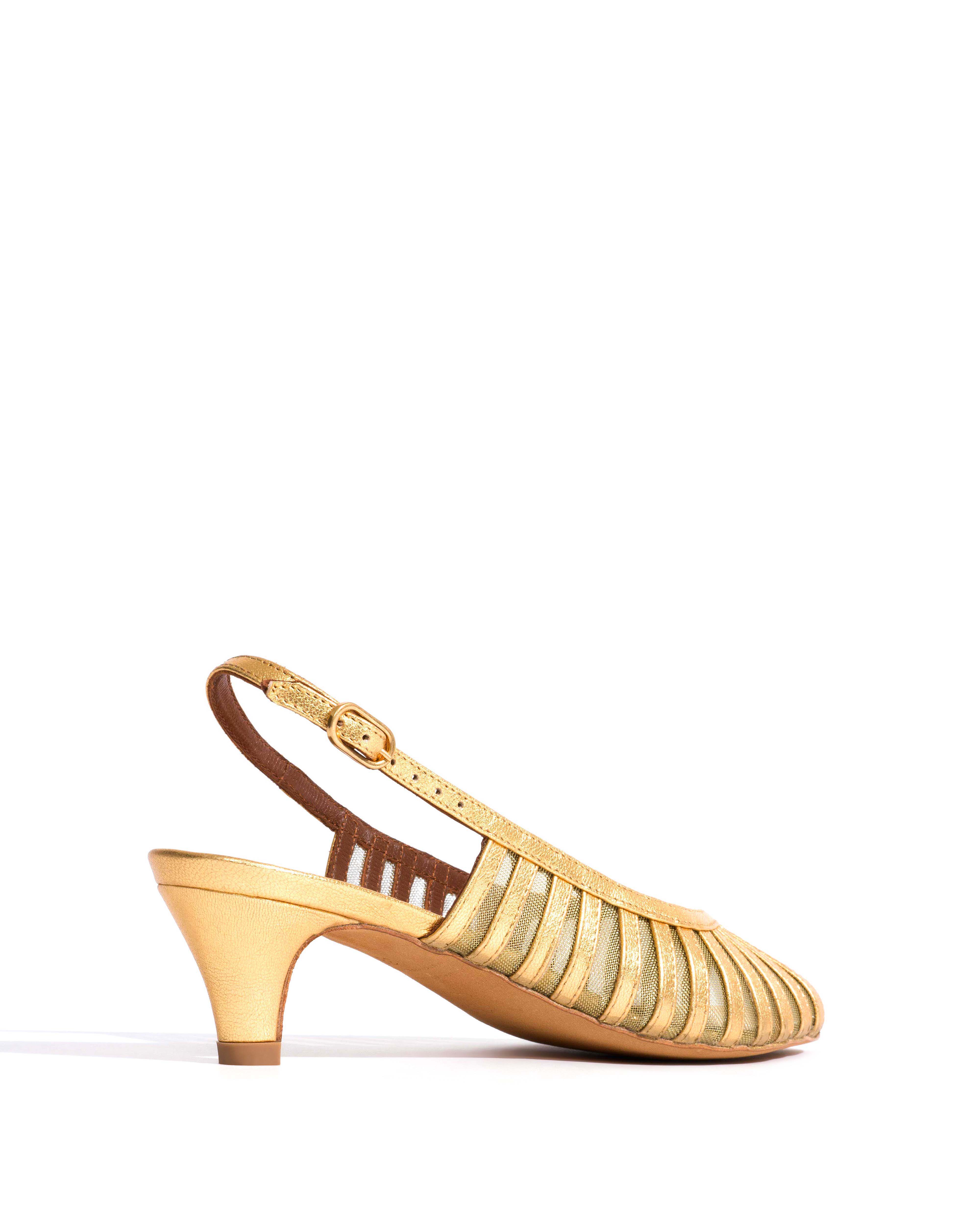 Carminho 40 mesh Metallic goat & mesh Gold - Image 3