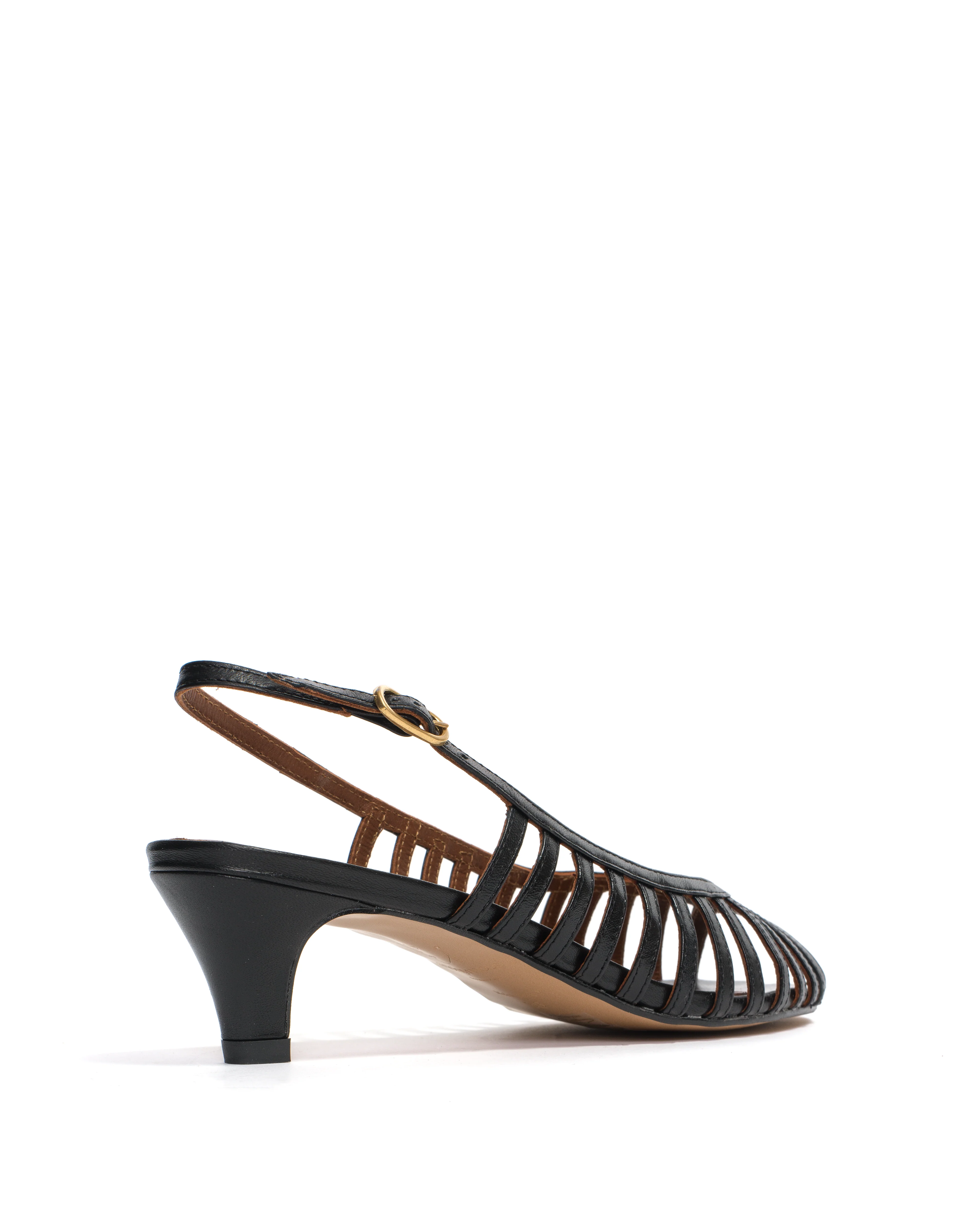Carminho 40 stiletto Shiny lamb Black - Image 4