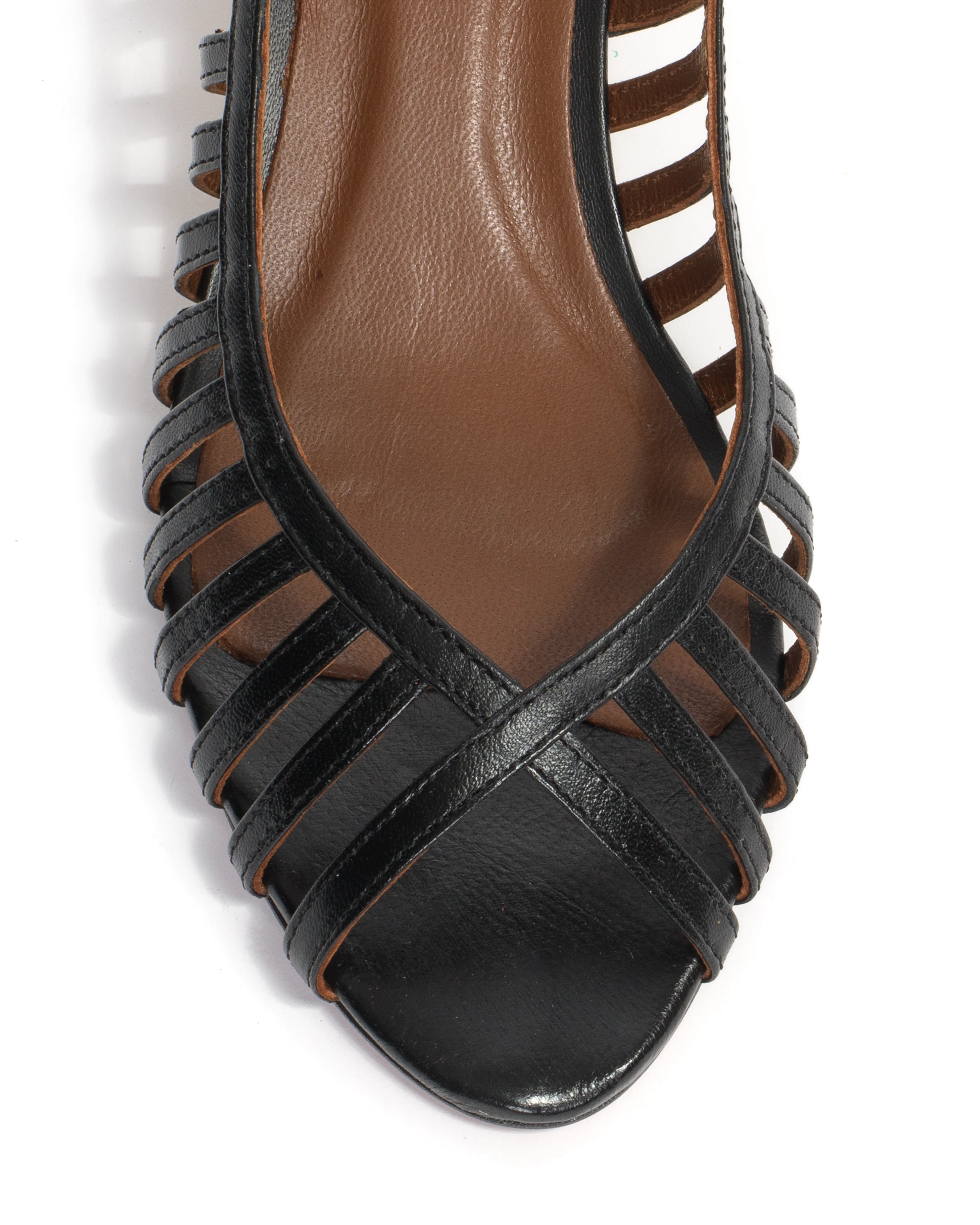 Carminho 40 stiletto Shiny lamb Black - Image 6