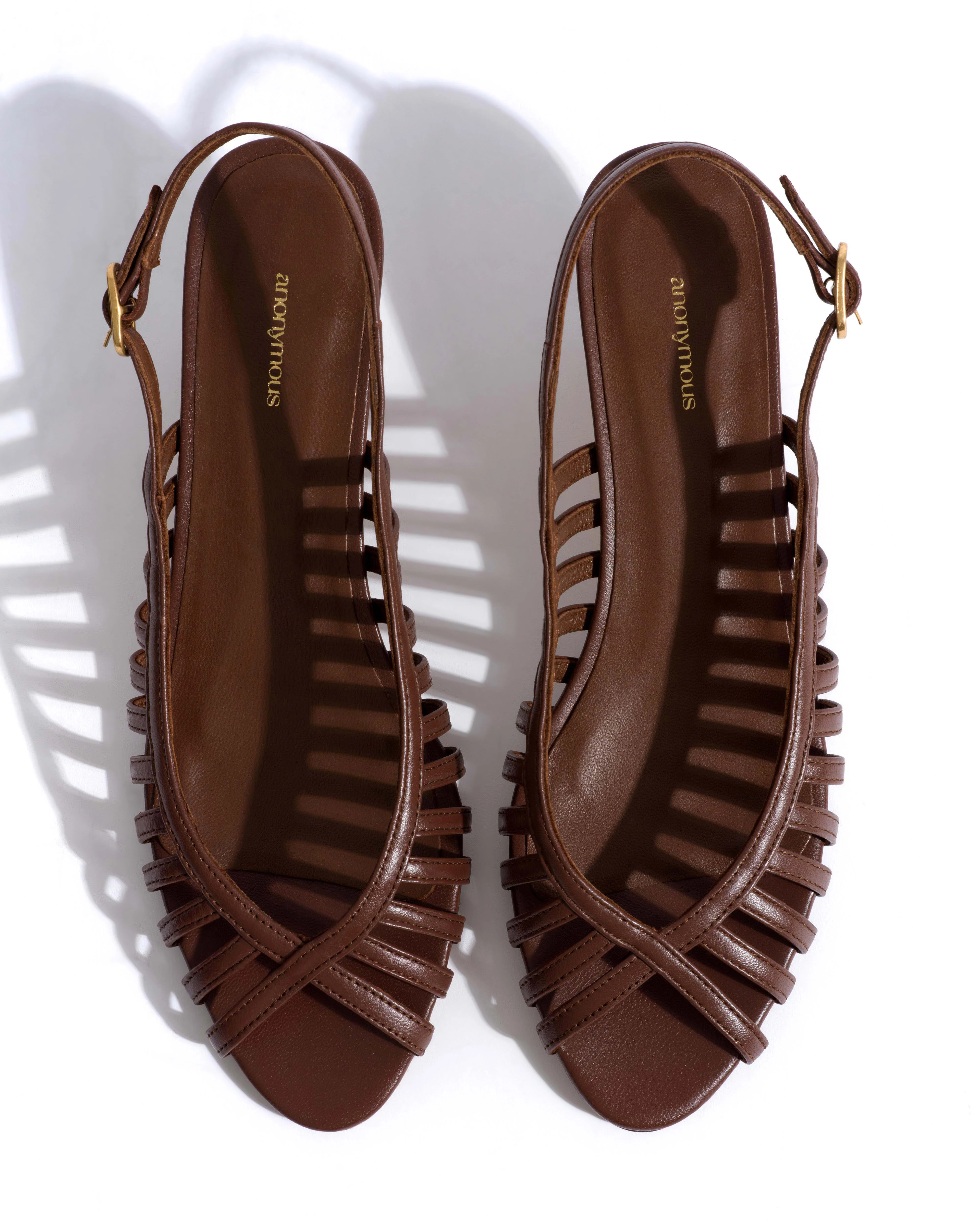 Carminho 40 stiletto Shiny lamb Chocolate - Image 4