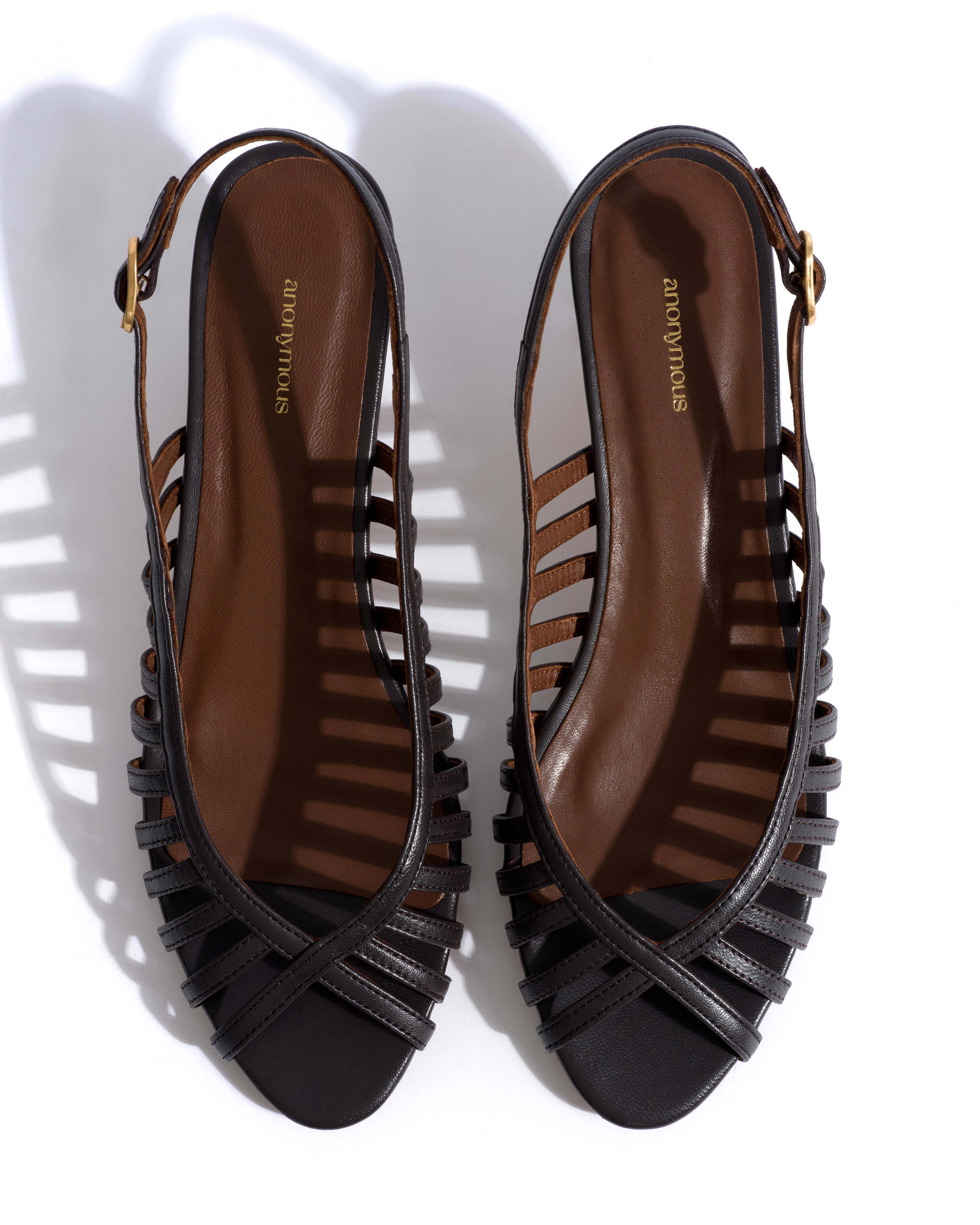 Carminho 40 stiletto Shiny lamb Espresso brown - Image 4