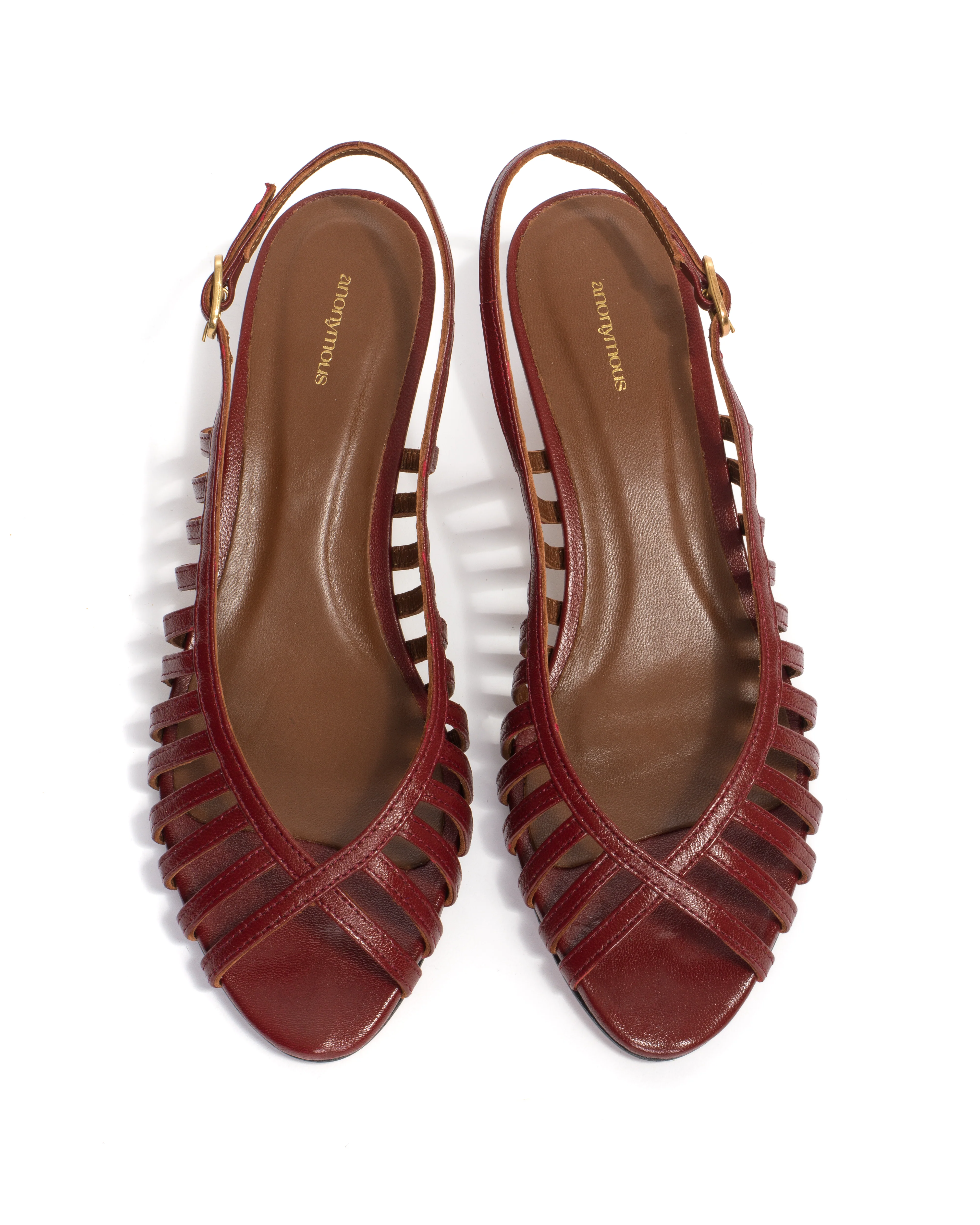 Carminho 40 stiletto Shiny lamb Pomegranate - Image 5