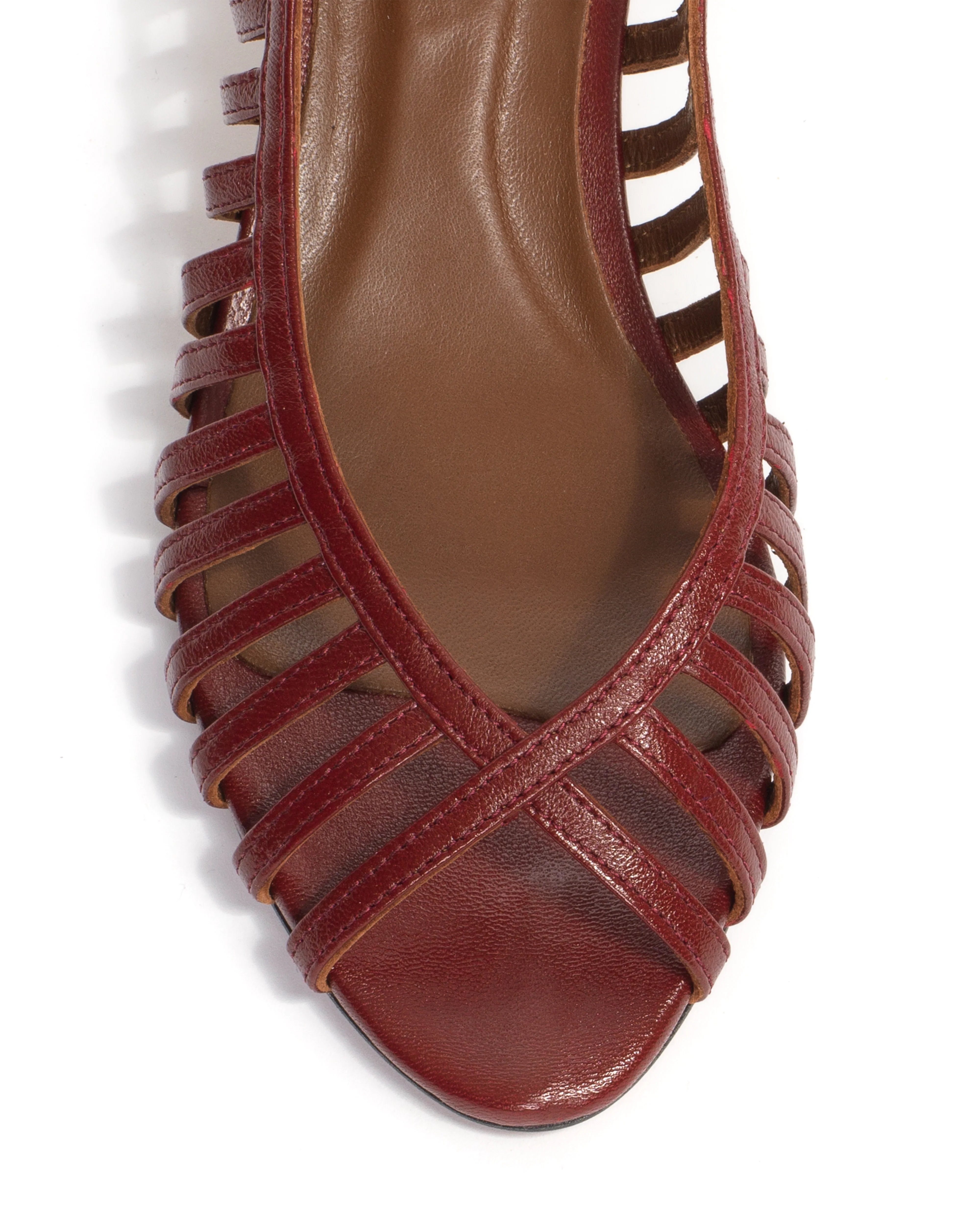 Carminho 40 stiletto Shiny lamb Pomegranate - Image 6