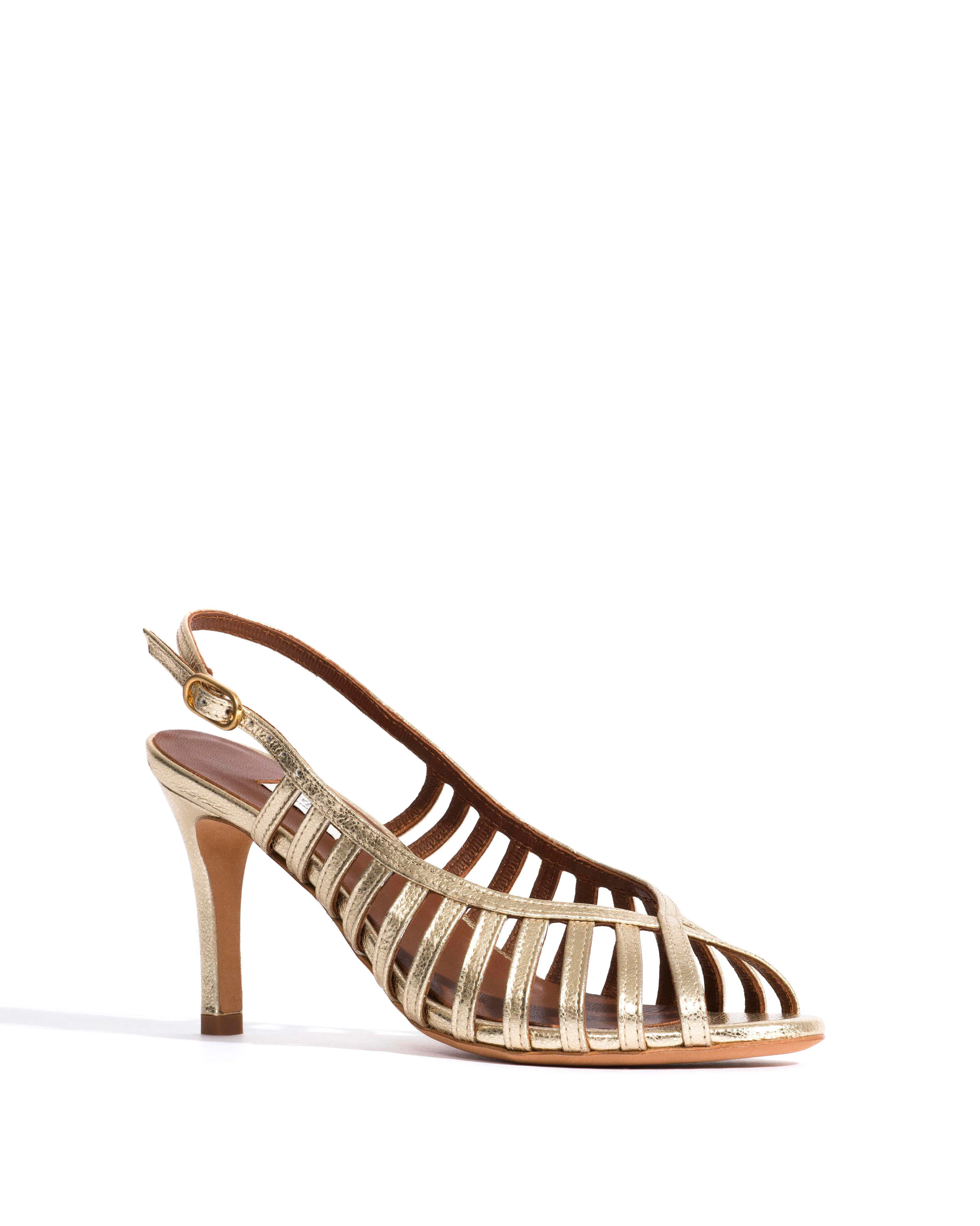 Carminho 75 Grained metallic goat Champagne - Image 2