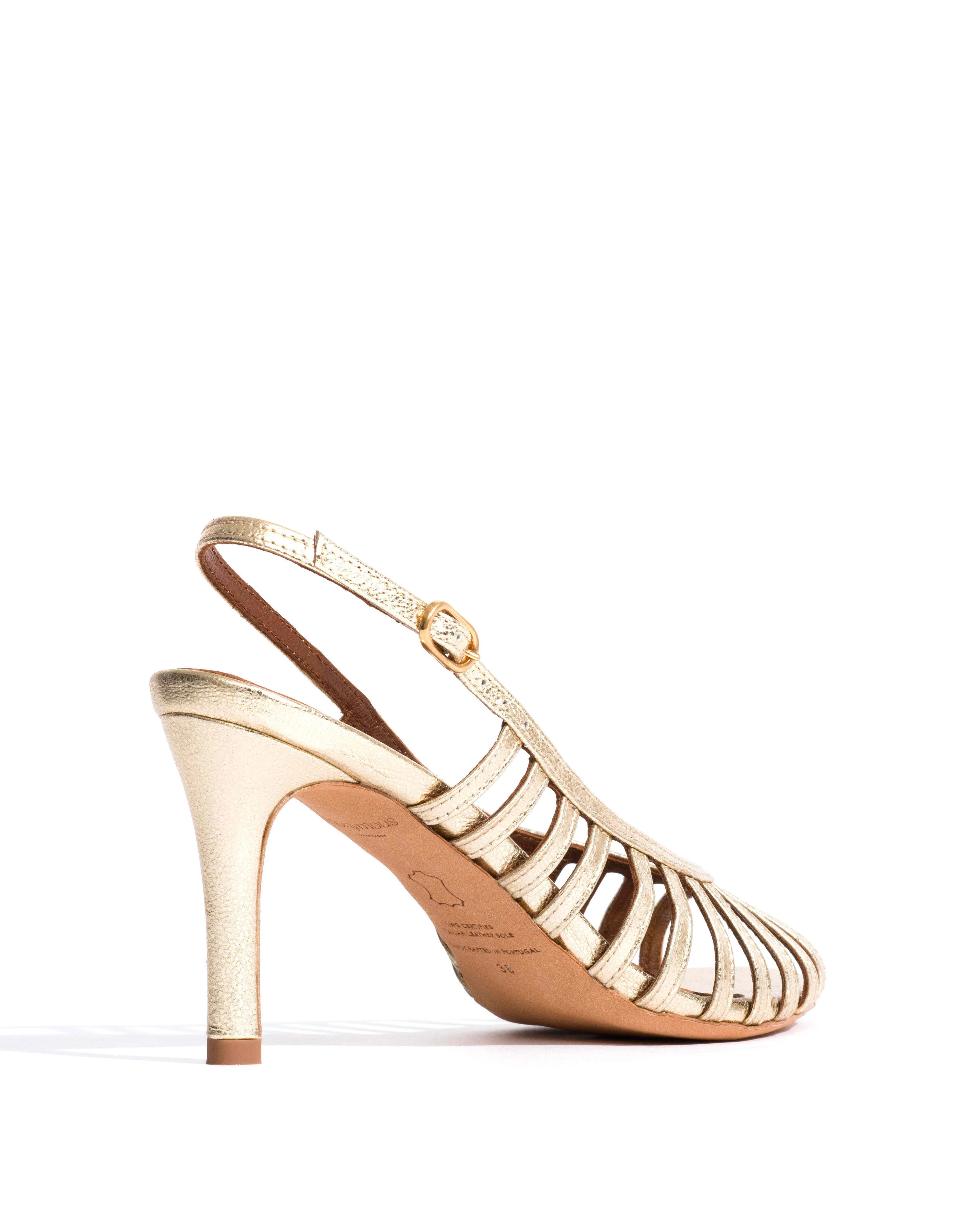 Carminho 75 Grained metallic goat Champagne - Image 3