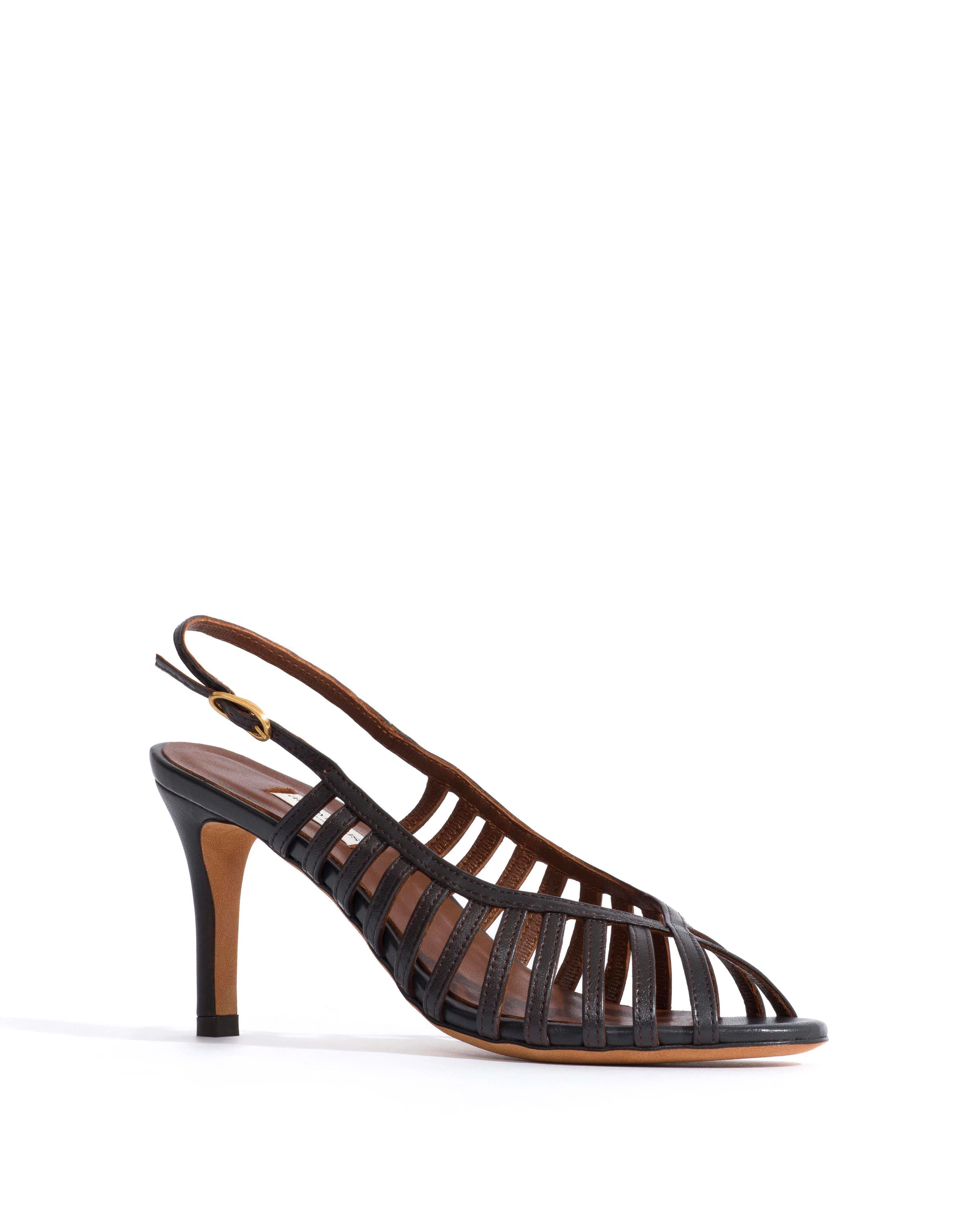 Carminho 75 Shiny lamb Espresso brown - Image 2