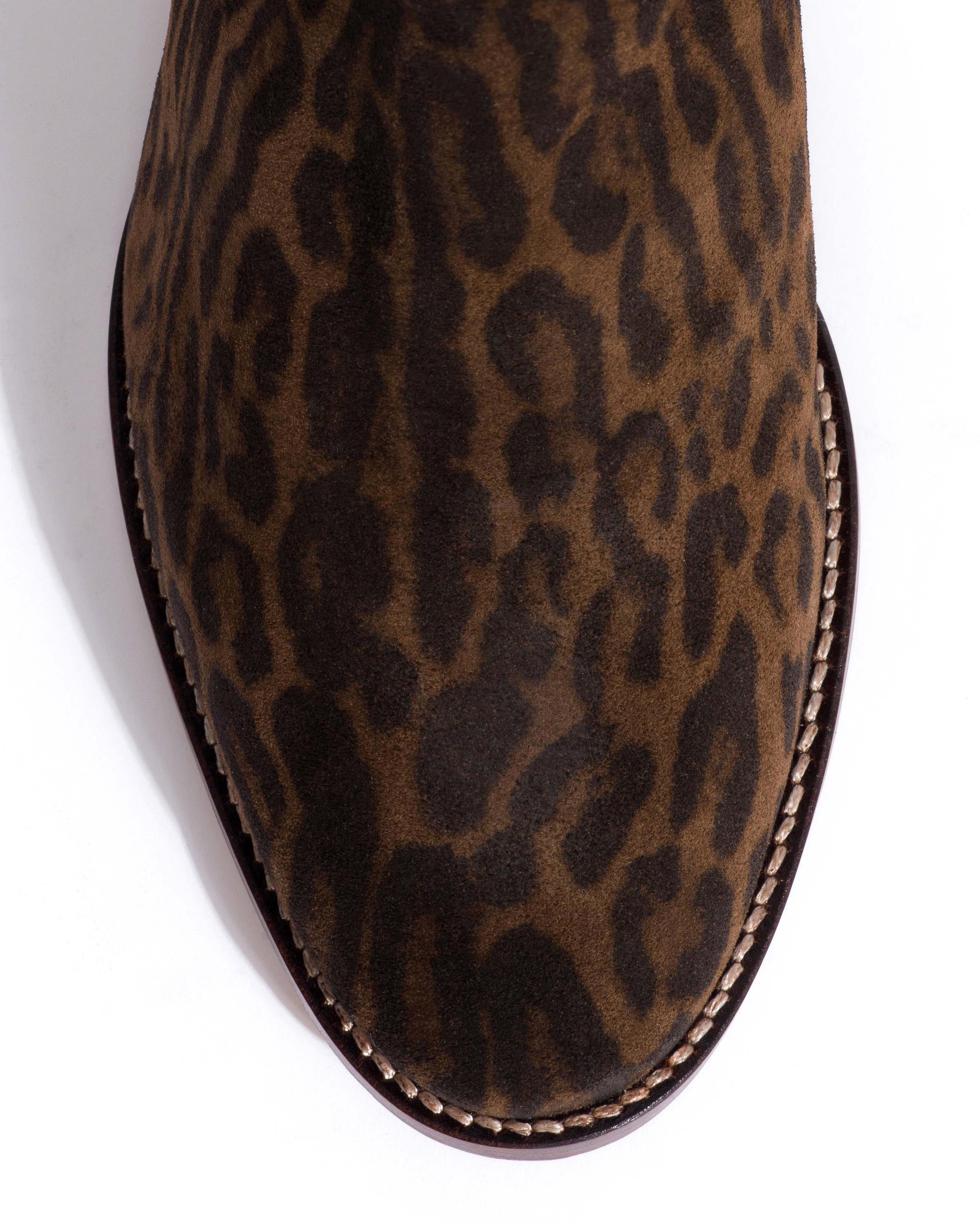 Cashmay 55 Calf suede print Jaguar - Image 5
