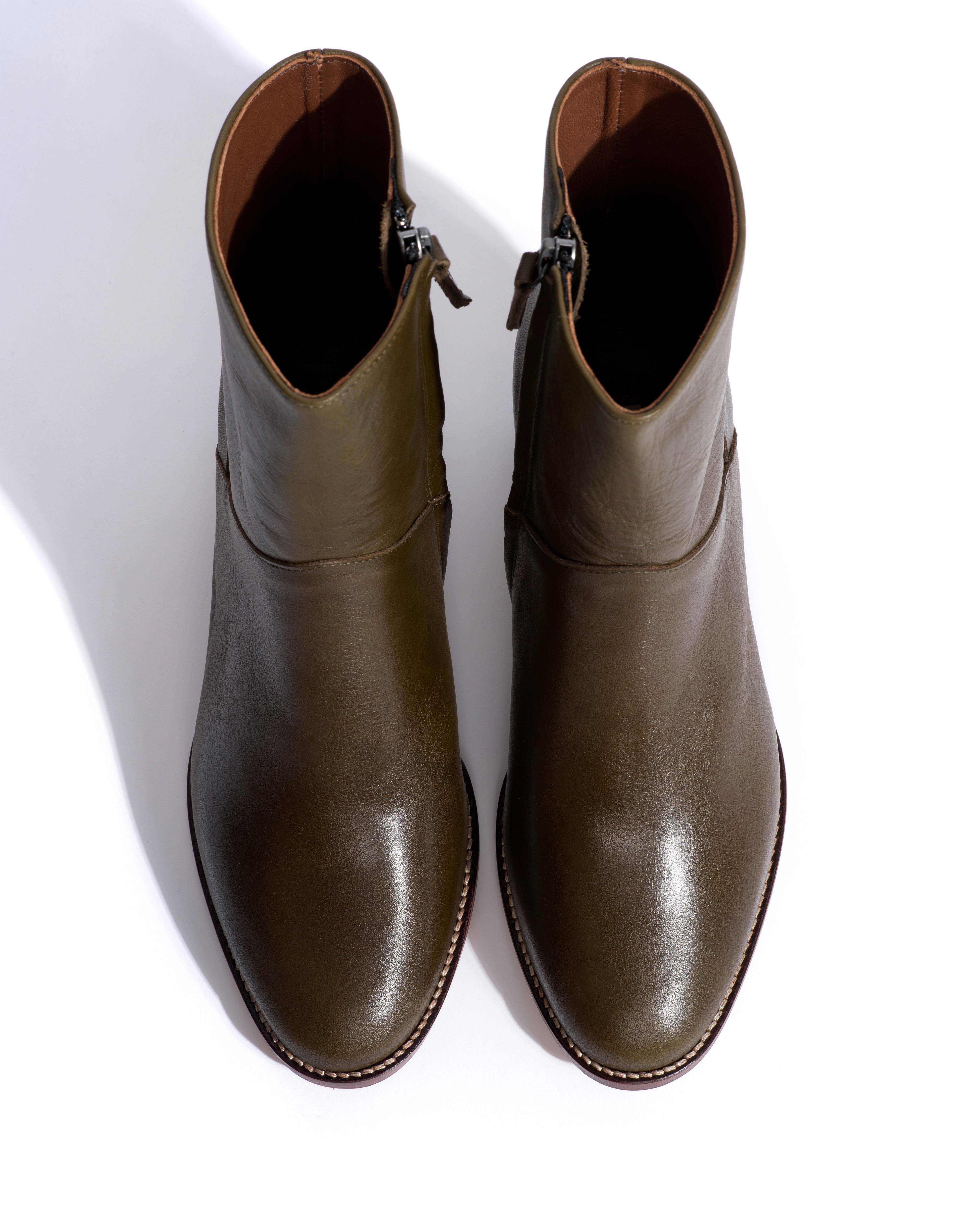 Cashmay 55 Vegetal soft calf Forrest green - Image 4