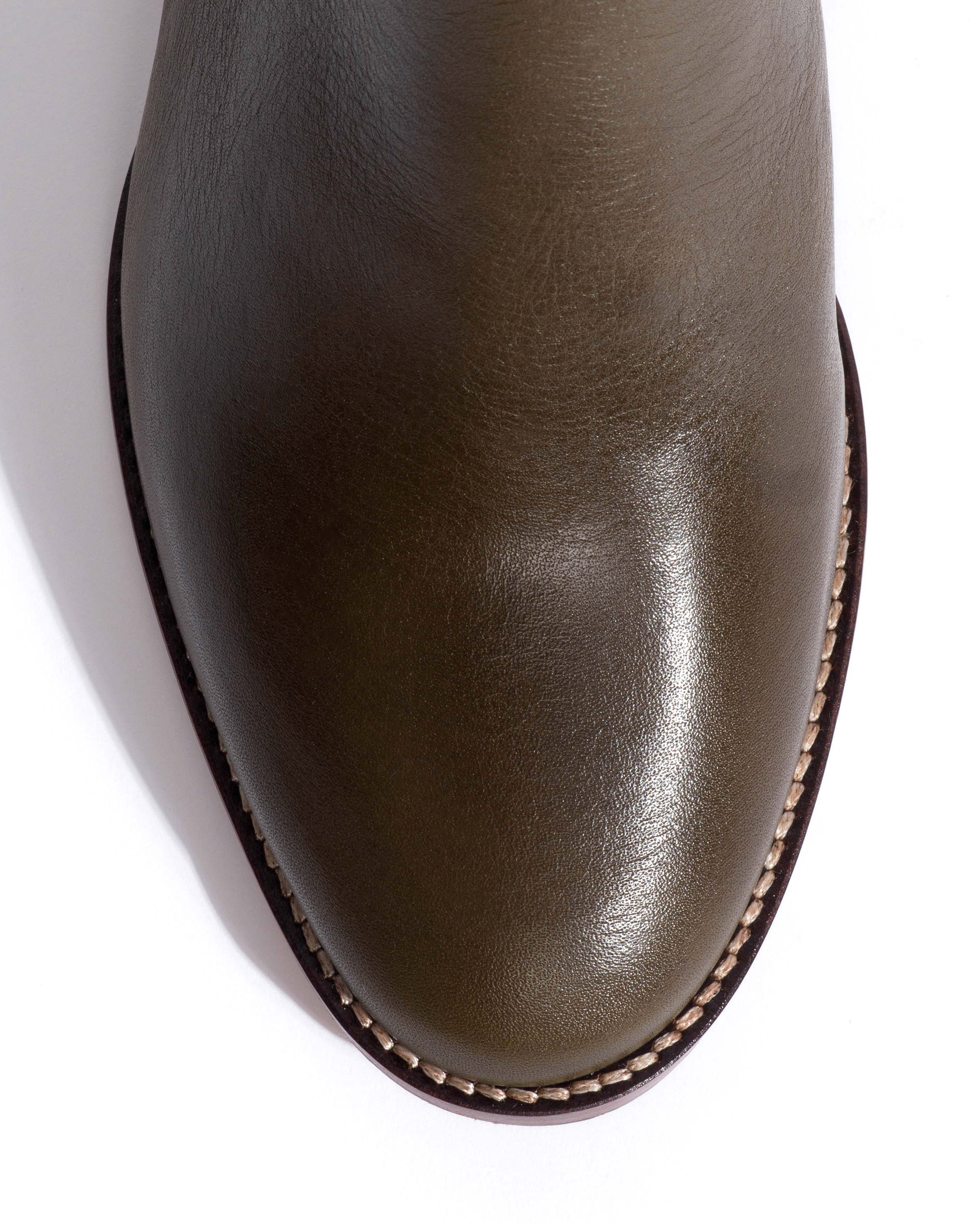 Cashmay 55 Vegetal soft calf Forrest green - Image 5