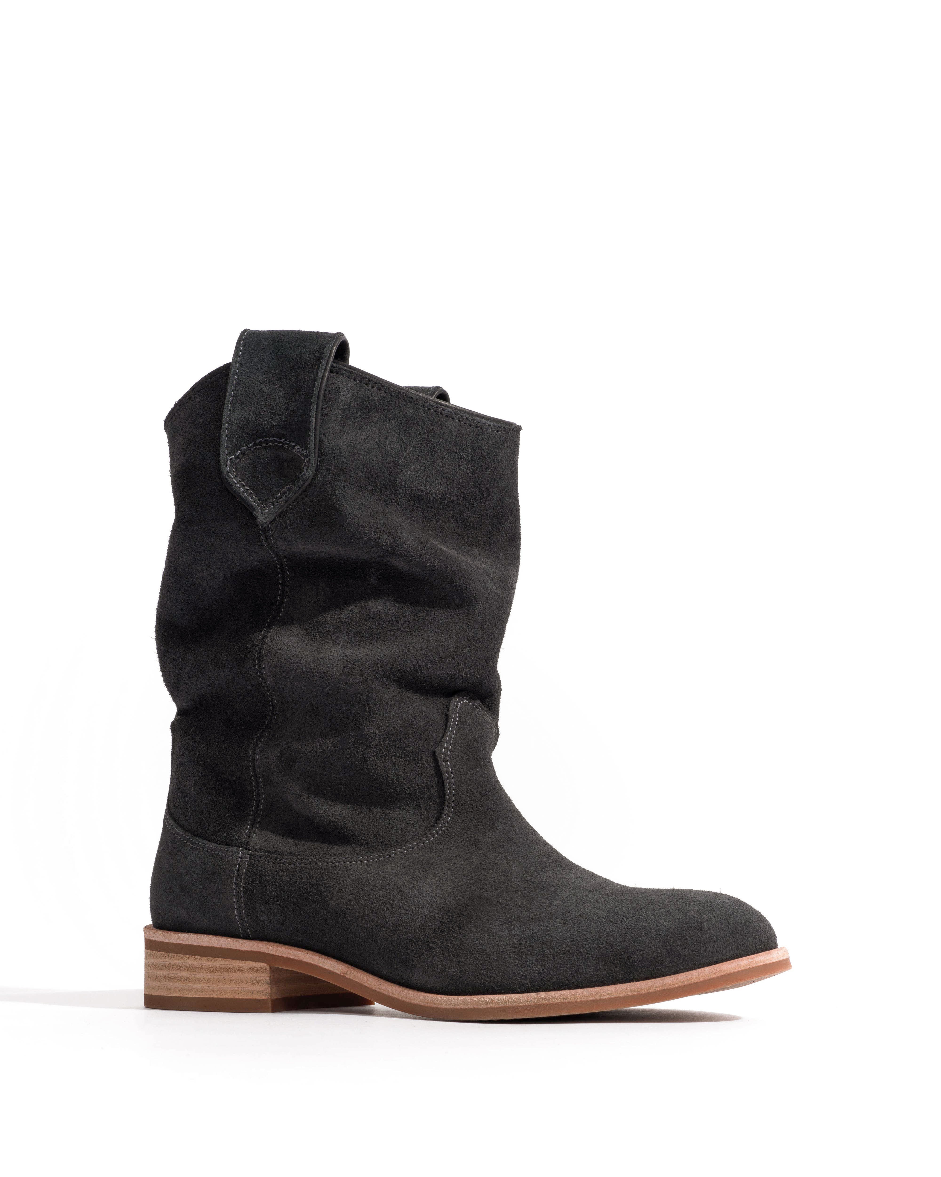 Claudia Calf suede Off black - Image 2