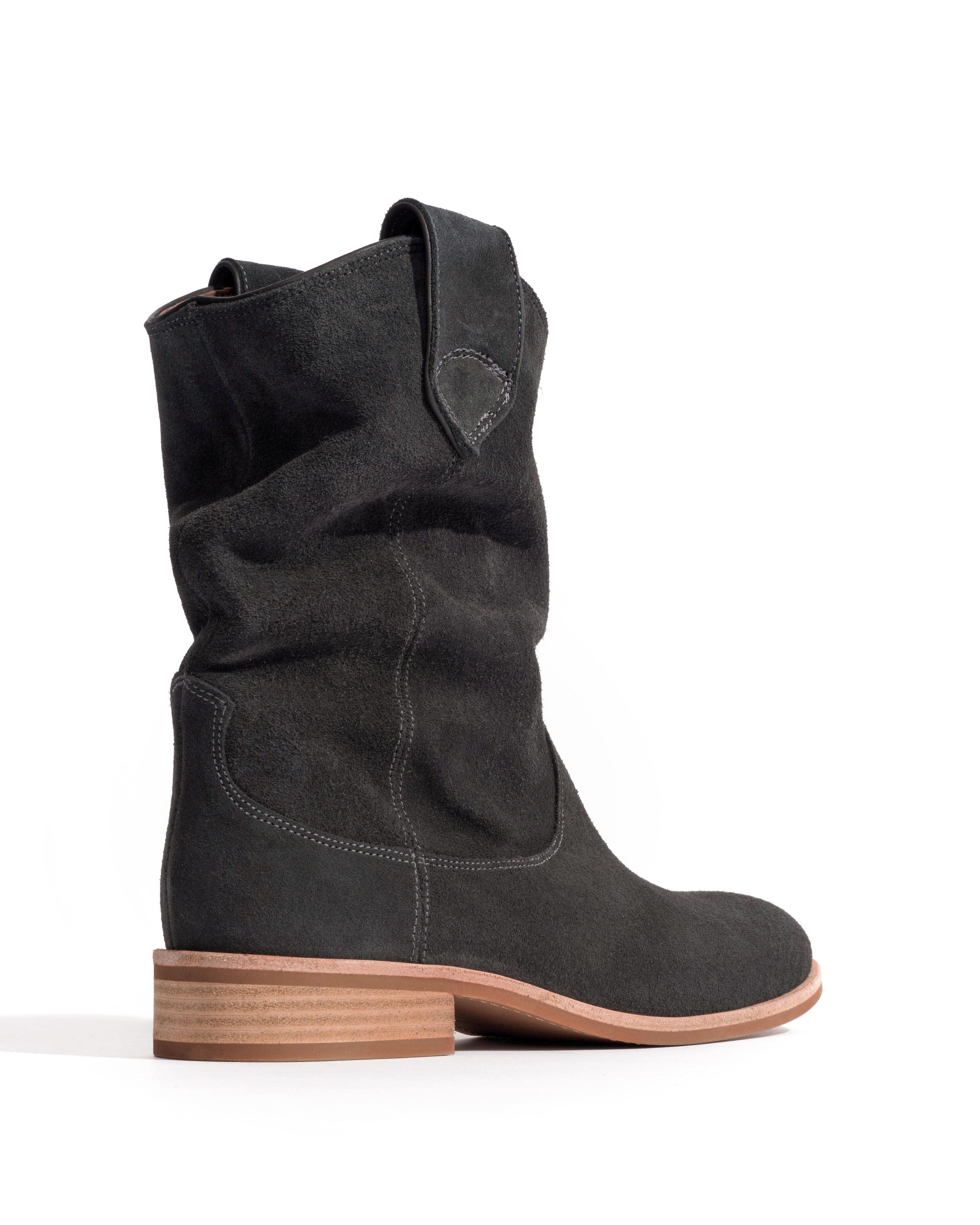 Claudia Calf suede Off black - Image 3