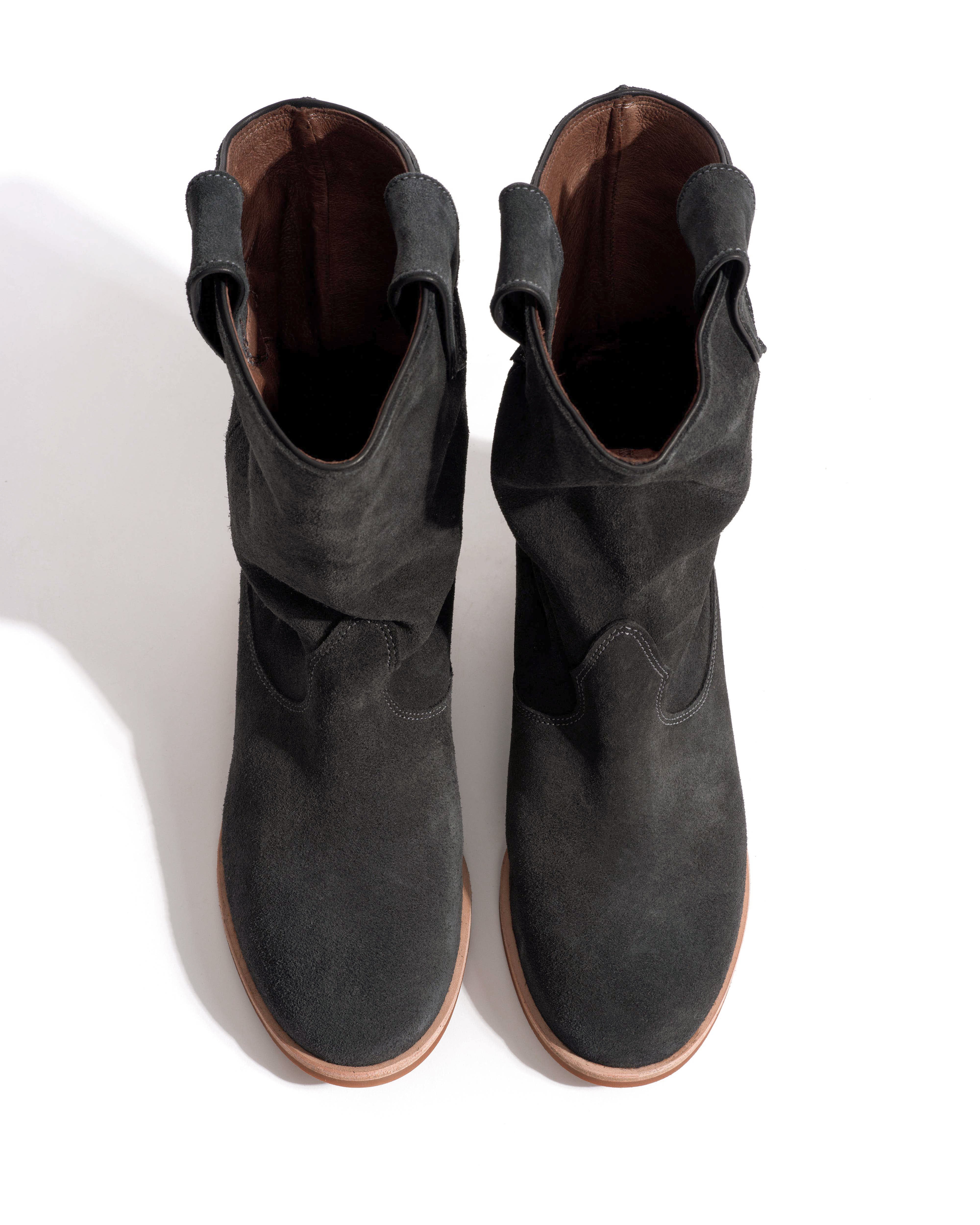 Claudia Calf suede Off black - Image 4