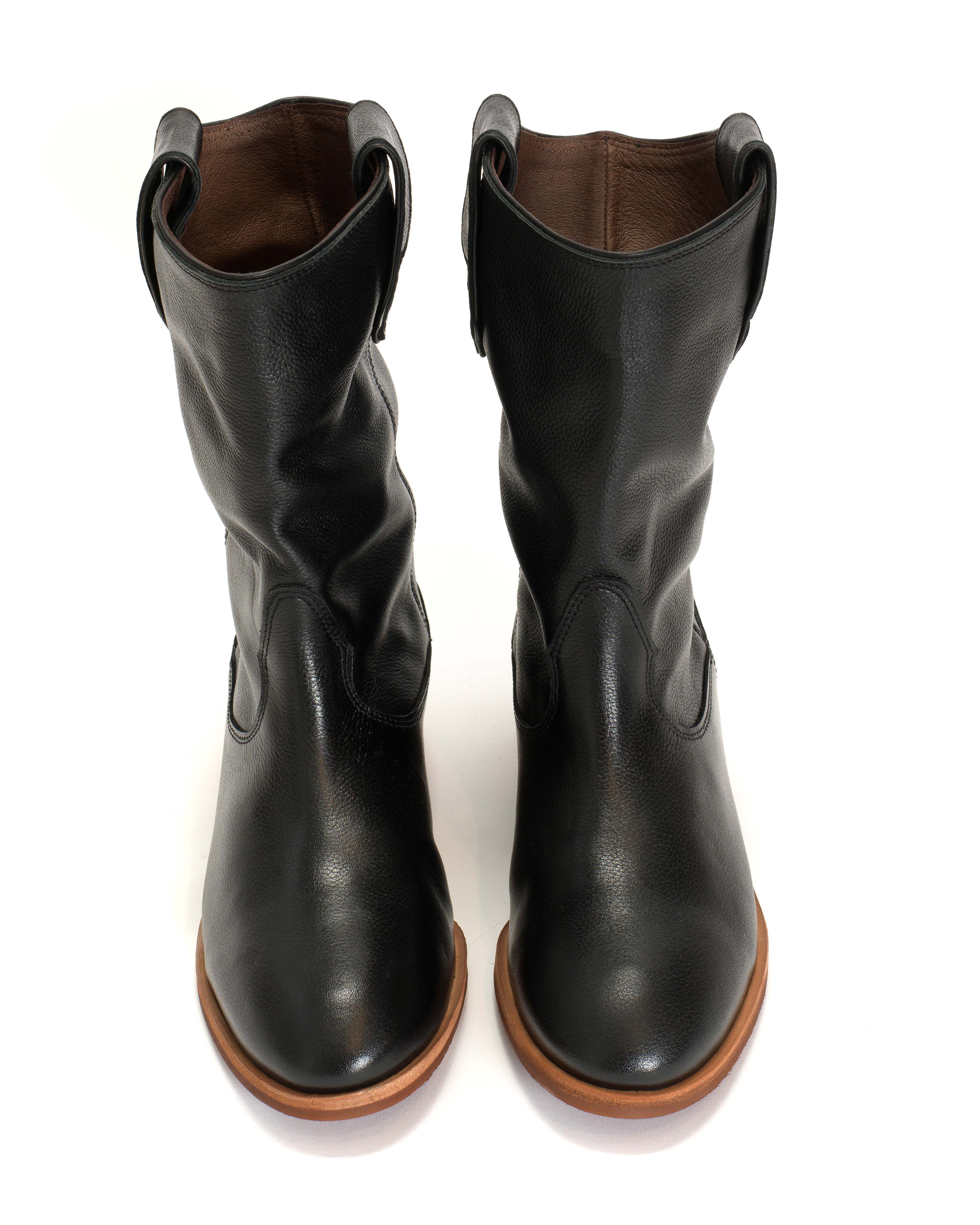 Claudia Pebbled soft calf Black - Image 3